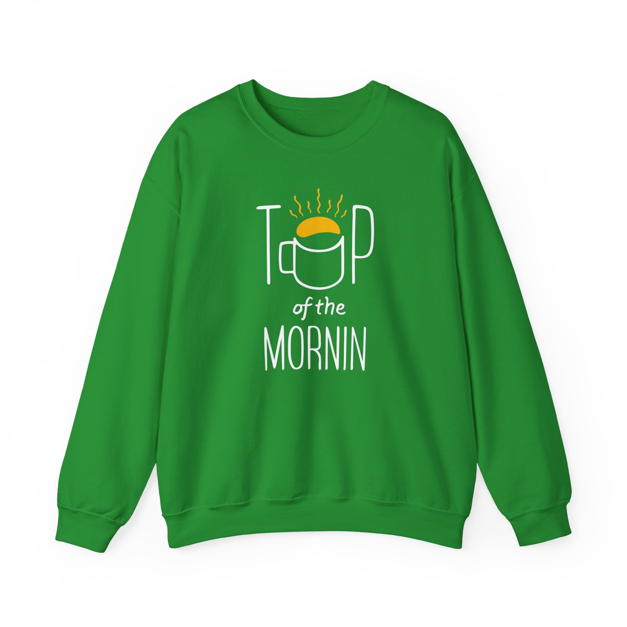Top of the Morning Coffee Unisex Heavy Blendâ„¢ Crewneck Sweatshirt