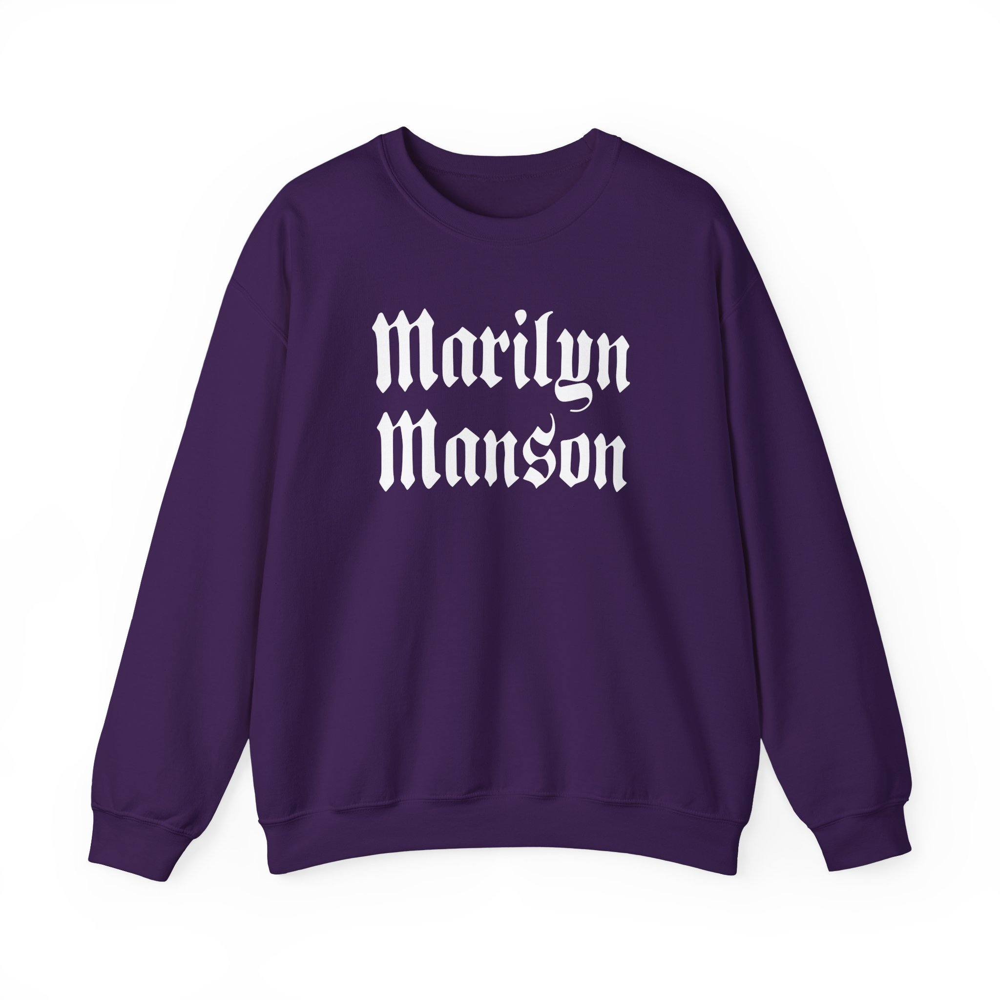 Marilyn Manson Goth Logo Unisex Heavy Blendâ„¢ Crewneck Sweatshirt