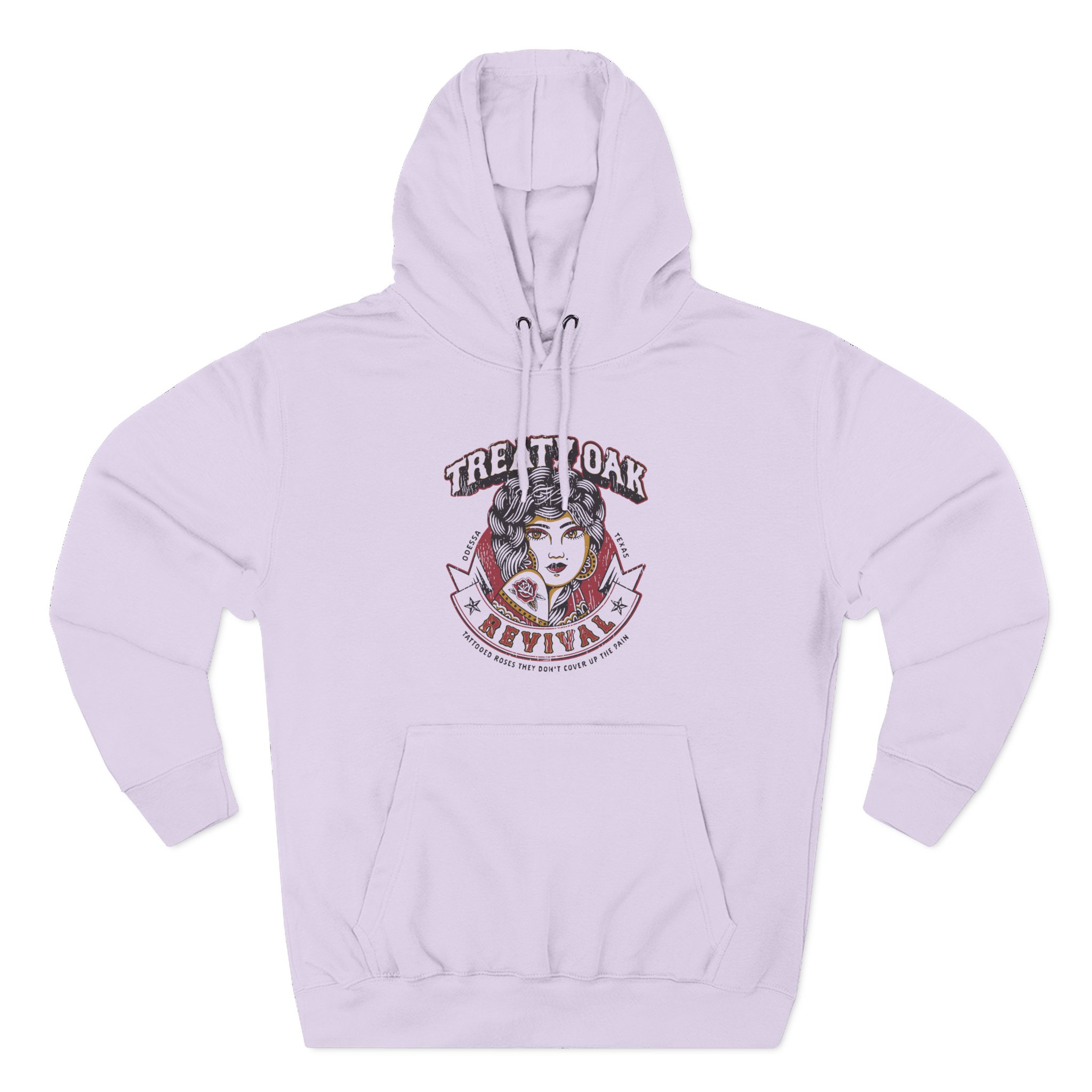 Treaty Oak Revival Rose Three-Panel Fleece Hoodie