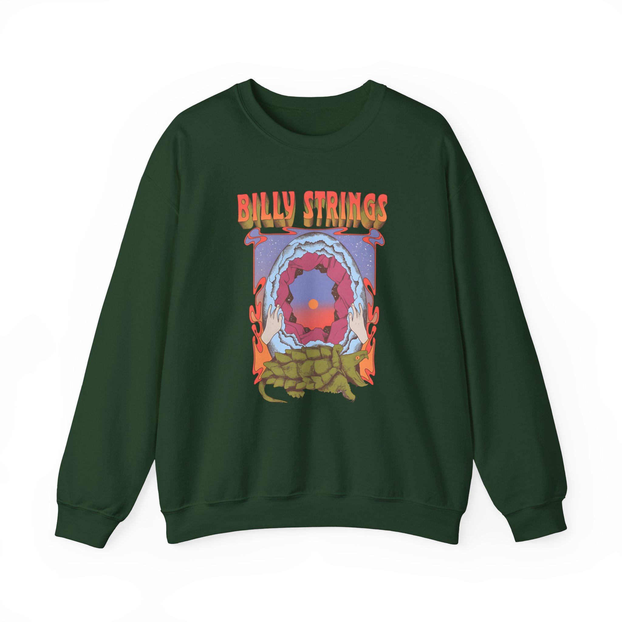 Billy Strings Snapping Turtle Unisex Heavy Blendâ„¢ Crewneck Sweatshirt