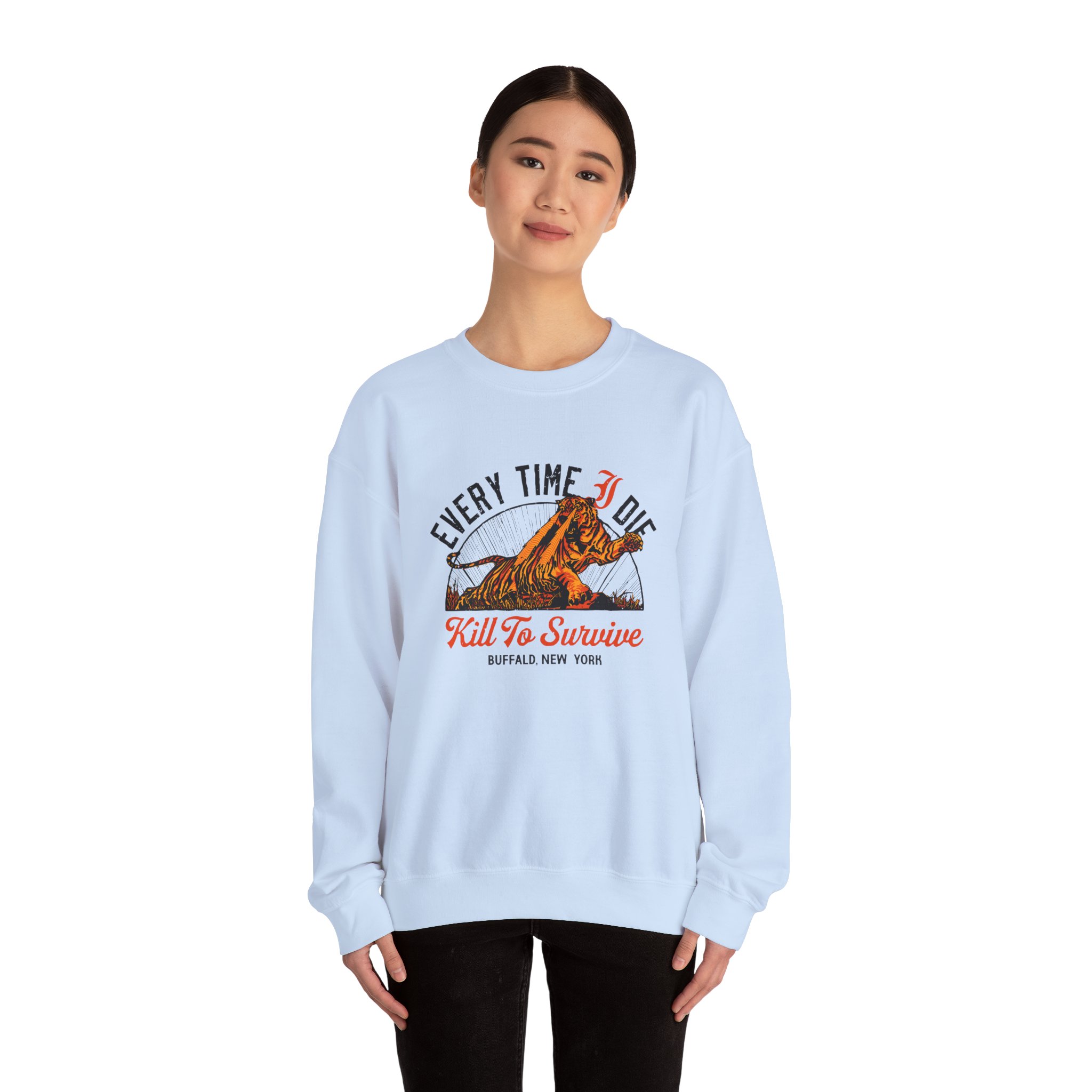 Every Time I Die Kill to Survive Unisex Heavy Blend Crewneck Sweatshirt