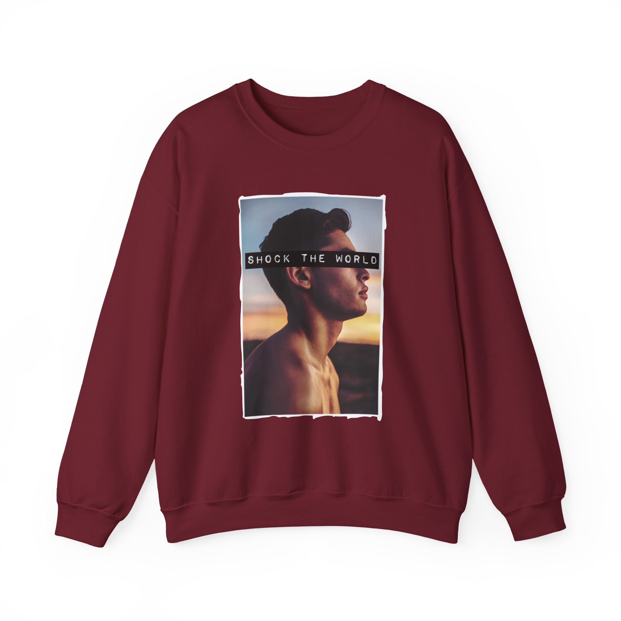 Ryan Garcia Shock the World Unisex Heavy Blendâ„¢ Crewneck Sweatshirt