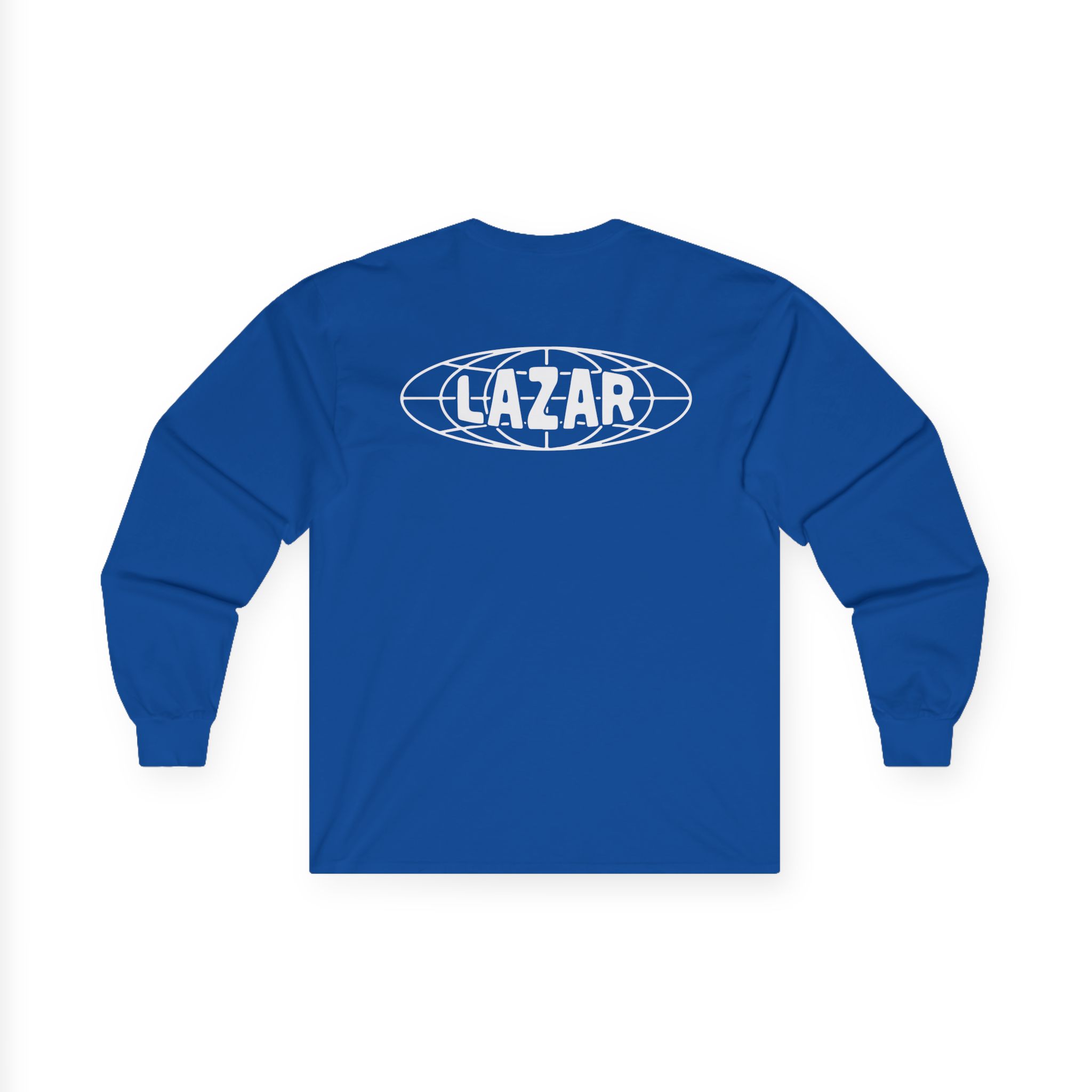 Lazarbeam Globe Indigo Unisex Ultra Cotton Long Sleeve Tee