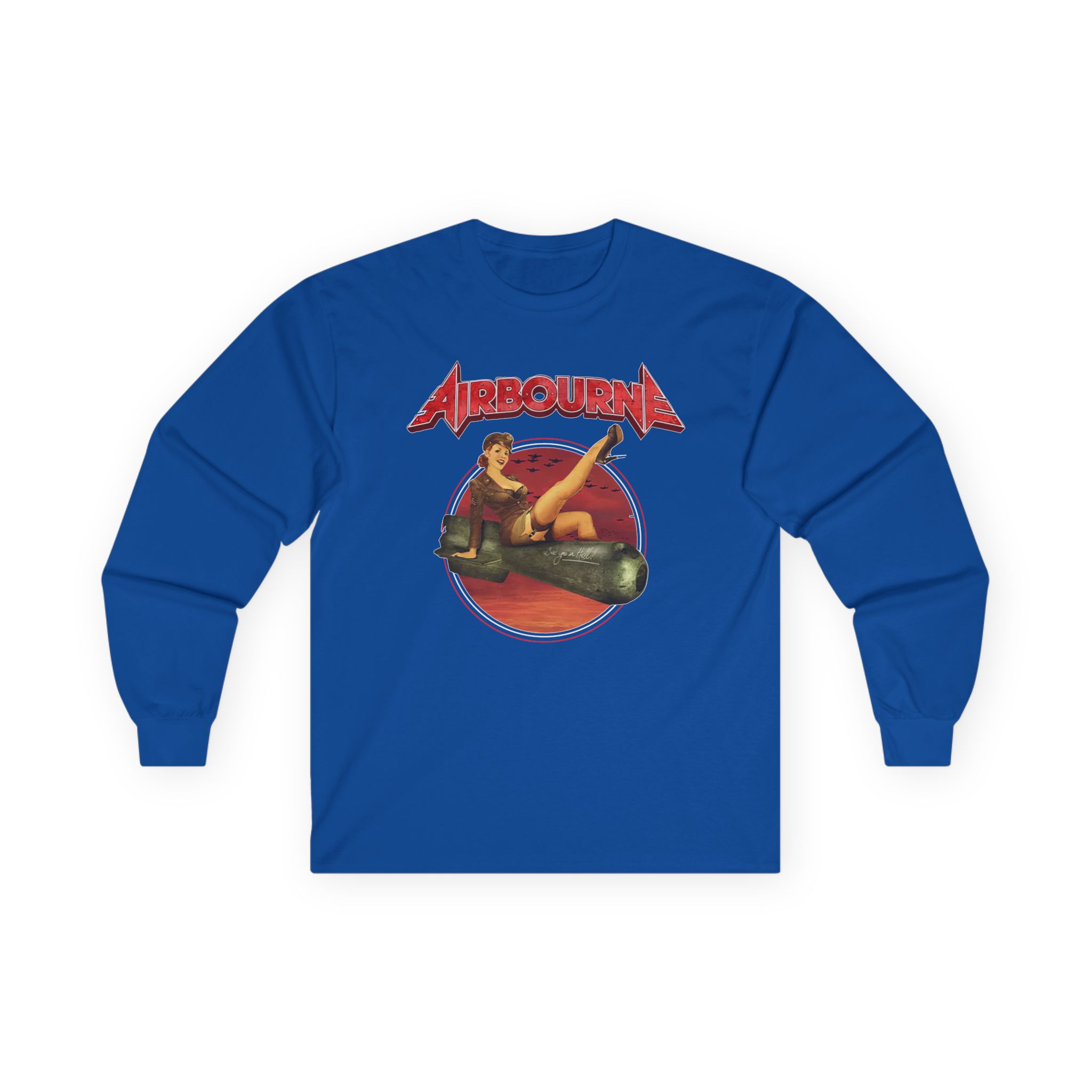 Airbourne Bomb Girl Unisex Ultra Cotton Long Sleeve Tee