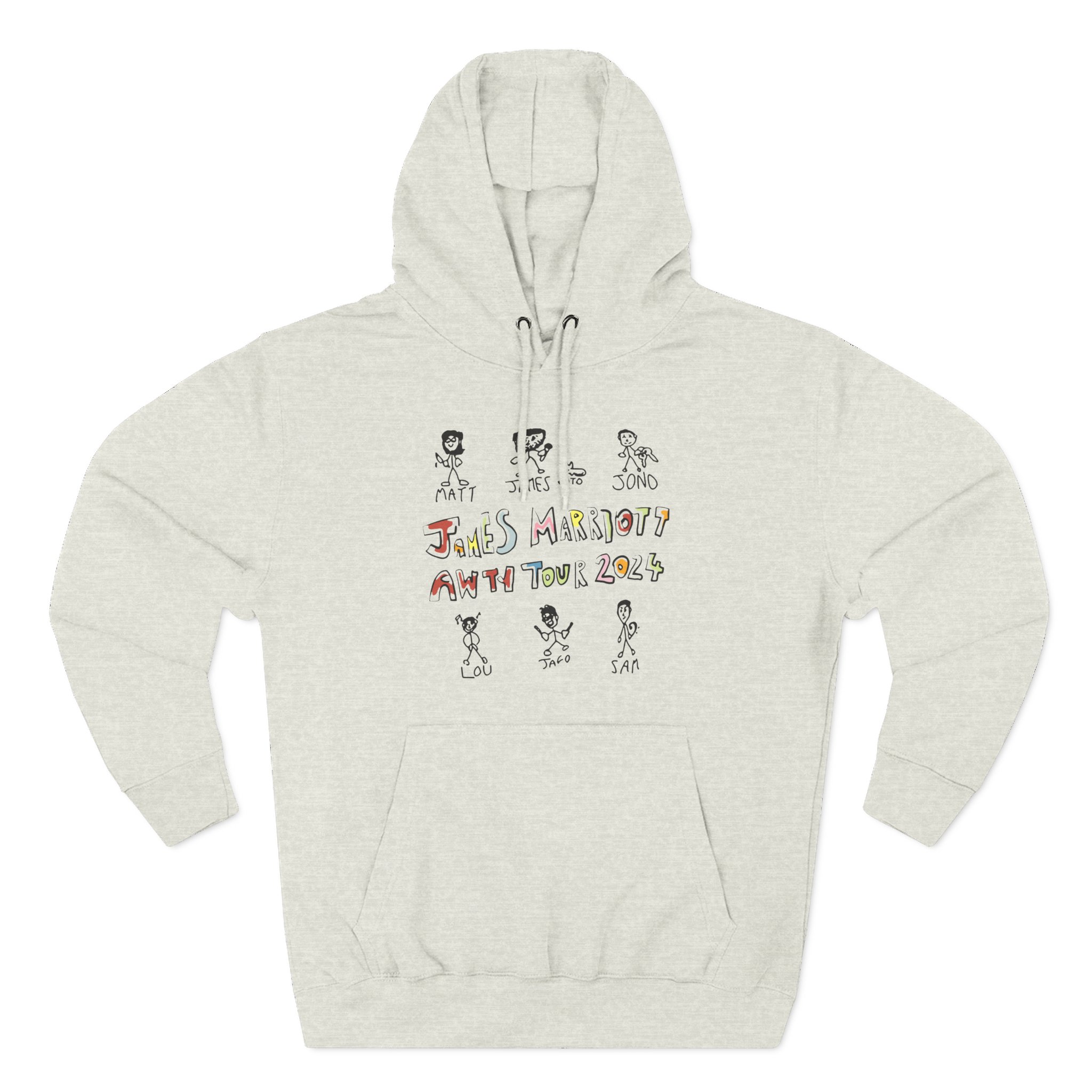 2024 James Marriott Three-Panel Fleece Hoodie