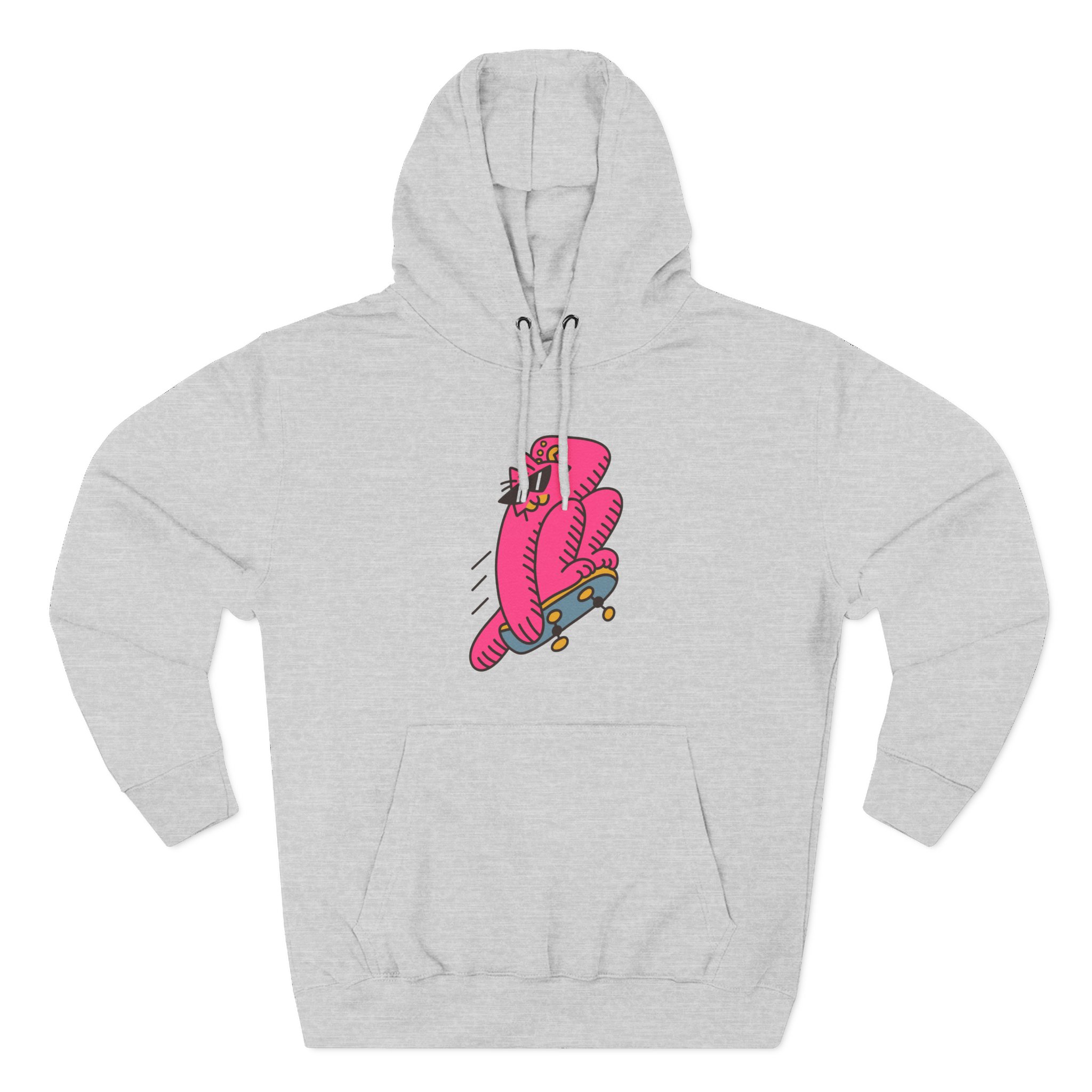 Grounded Hoops Three-Panel Fleece Hoodie