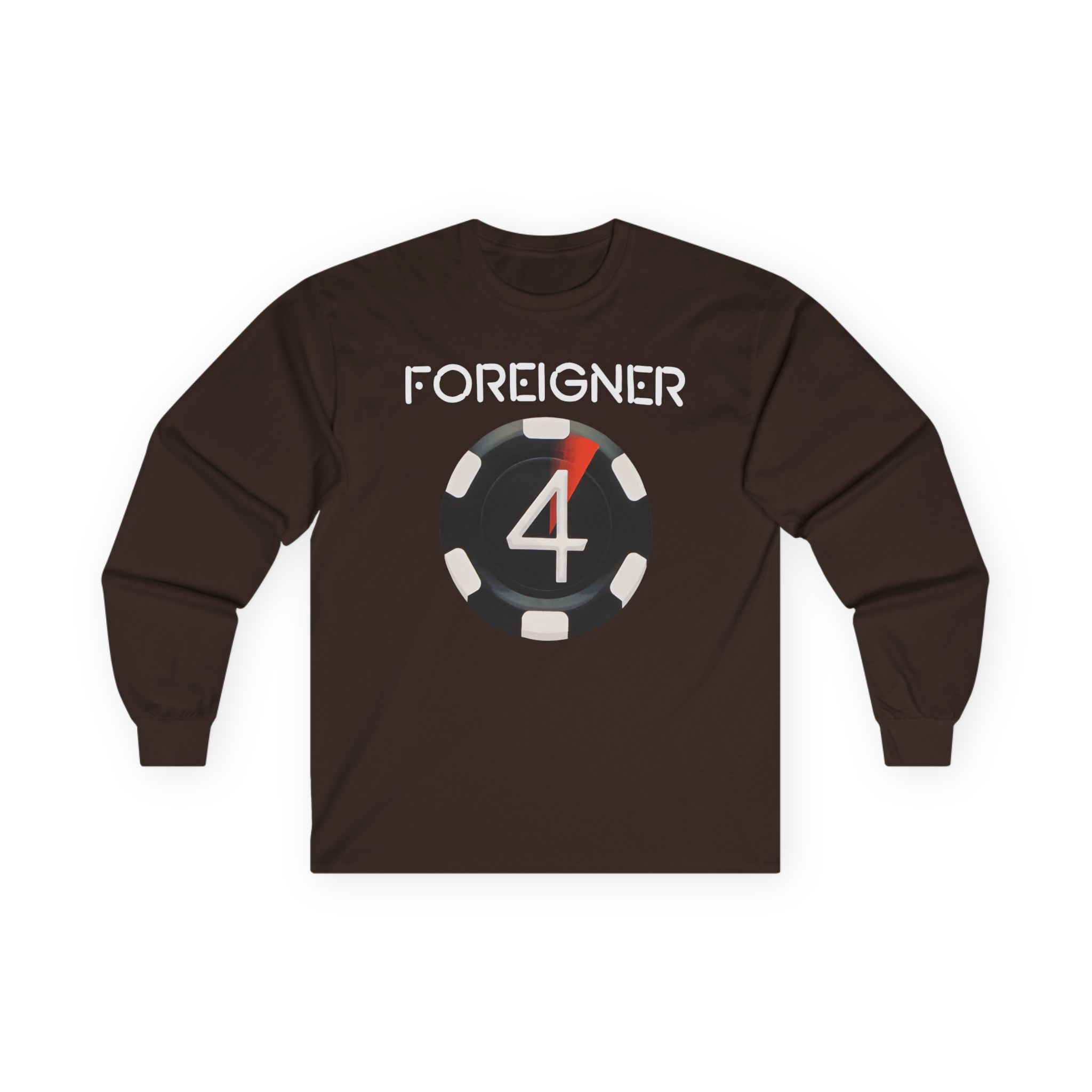 Foreigner 4 Poker Chip Unisex Ultra Cotton Long Sleeve Tee