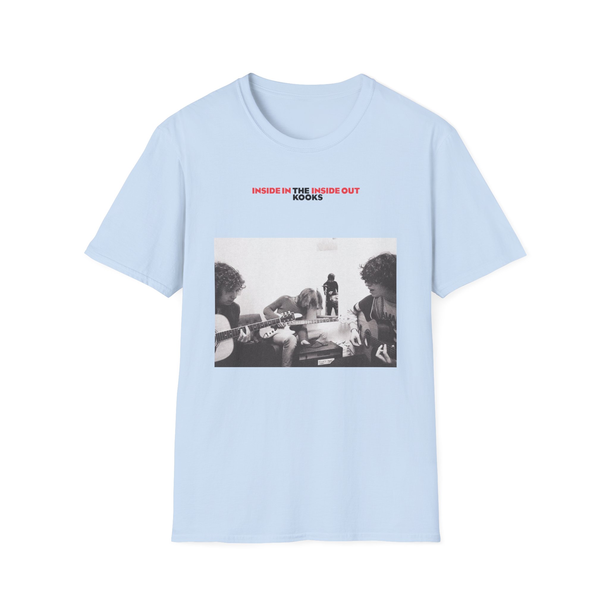 The Kooks Inside In inside Out Album Cover Unisex Softstyle T-Shirt