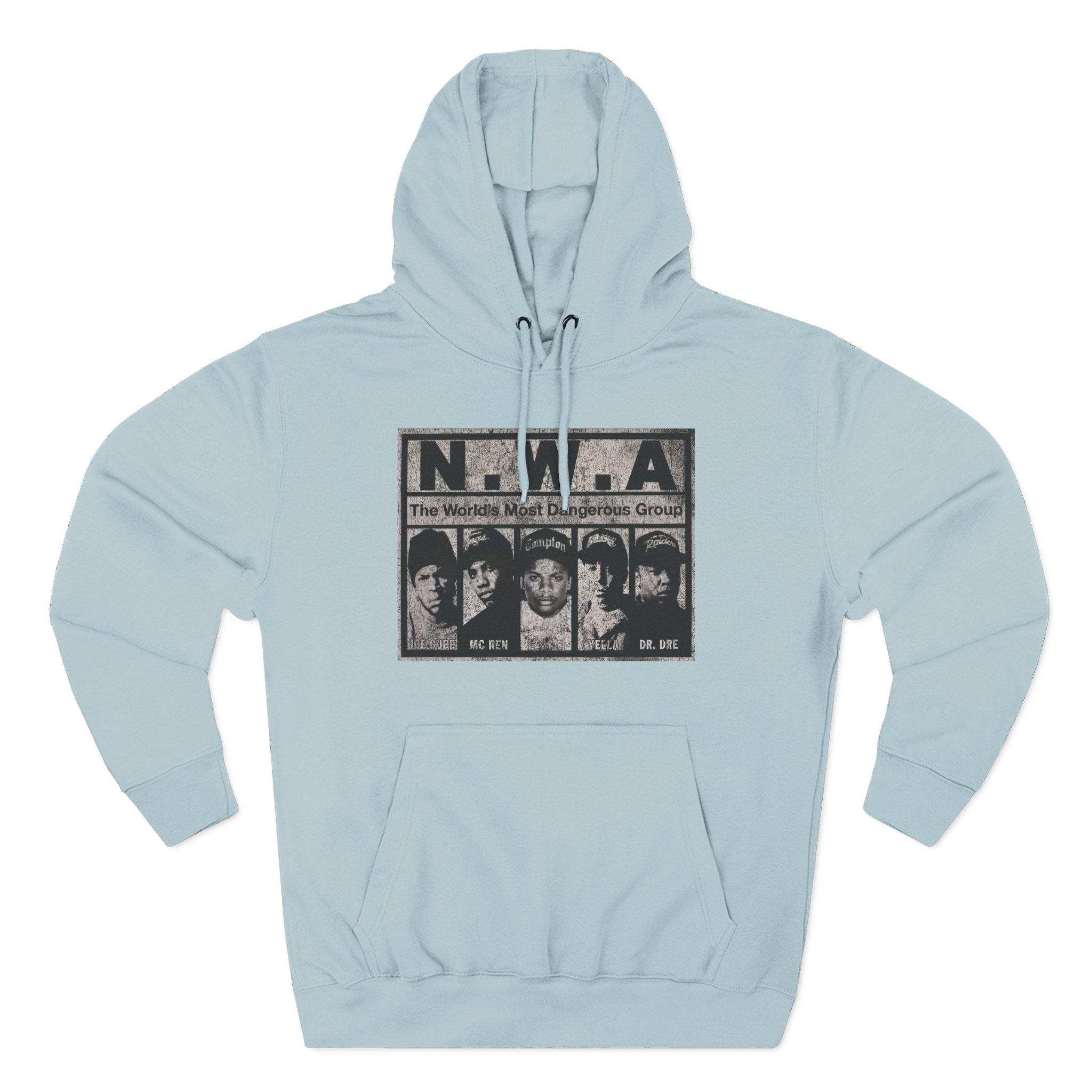 NWA The World's Most Dangerous Group Three-Panel Fleece Hoodie