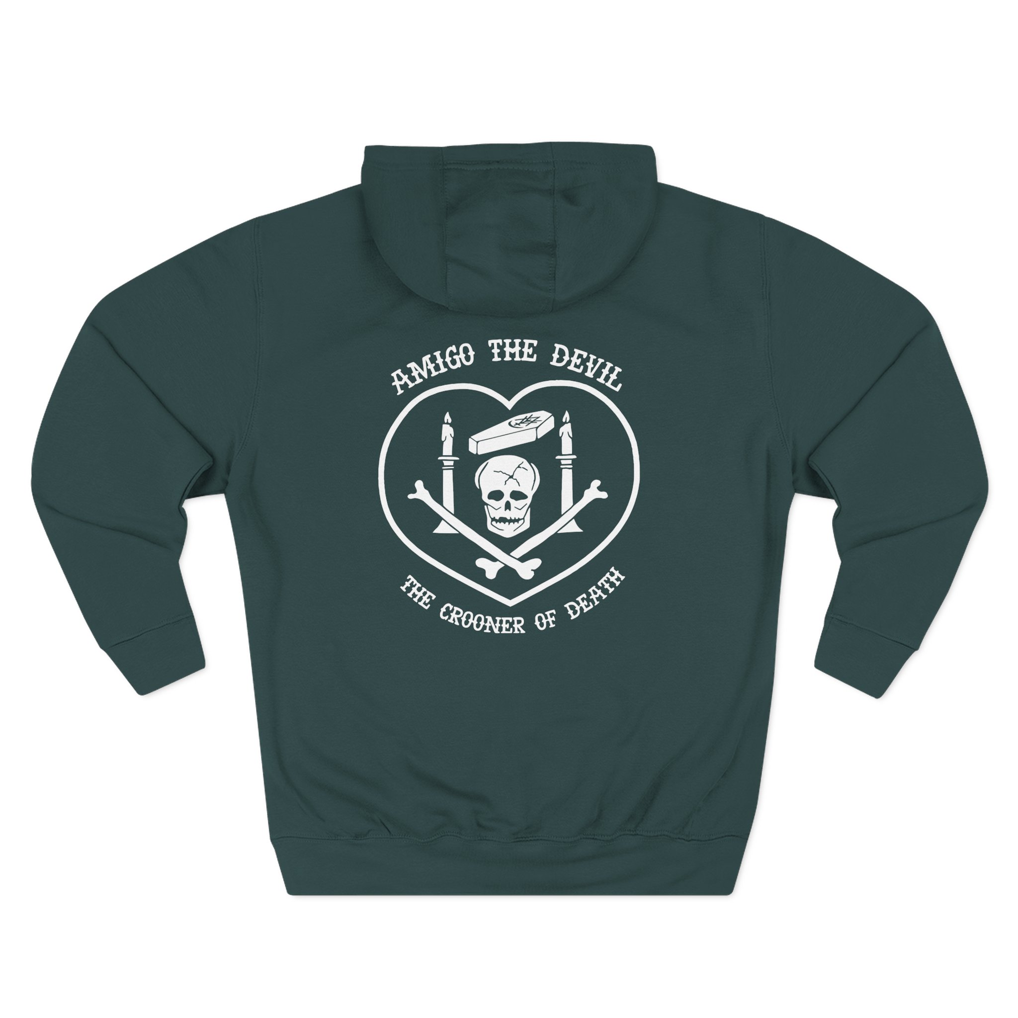 Amigo the Devil Crooner of Death Three-Panel Fleece Hoodie
