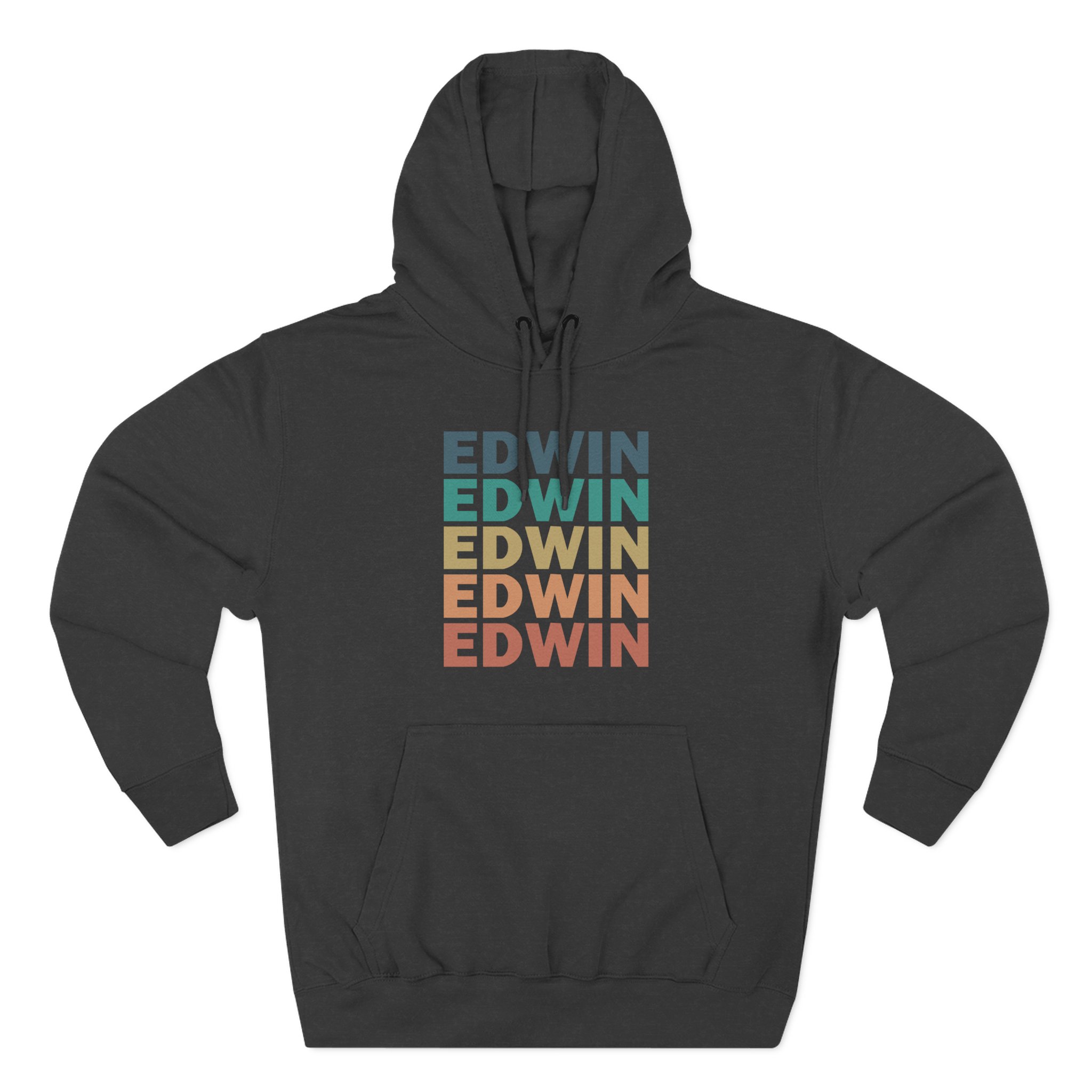 Edwin Rosen Retro Three-Panel Fleece Hoodie