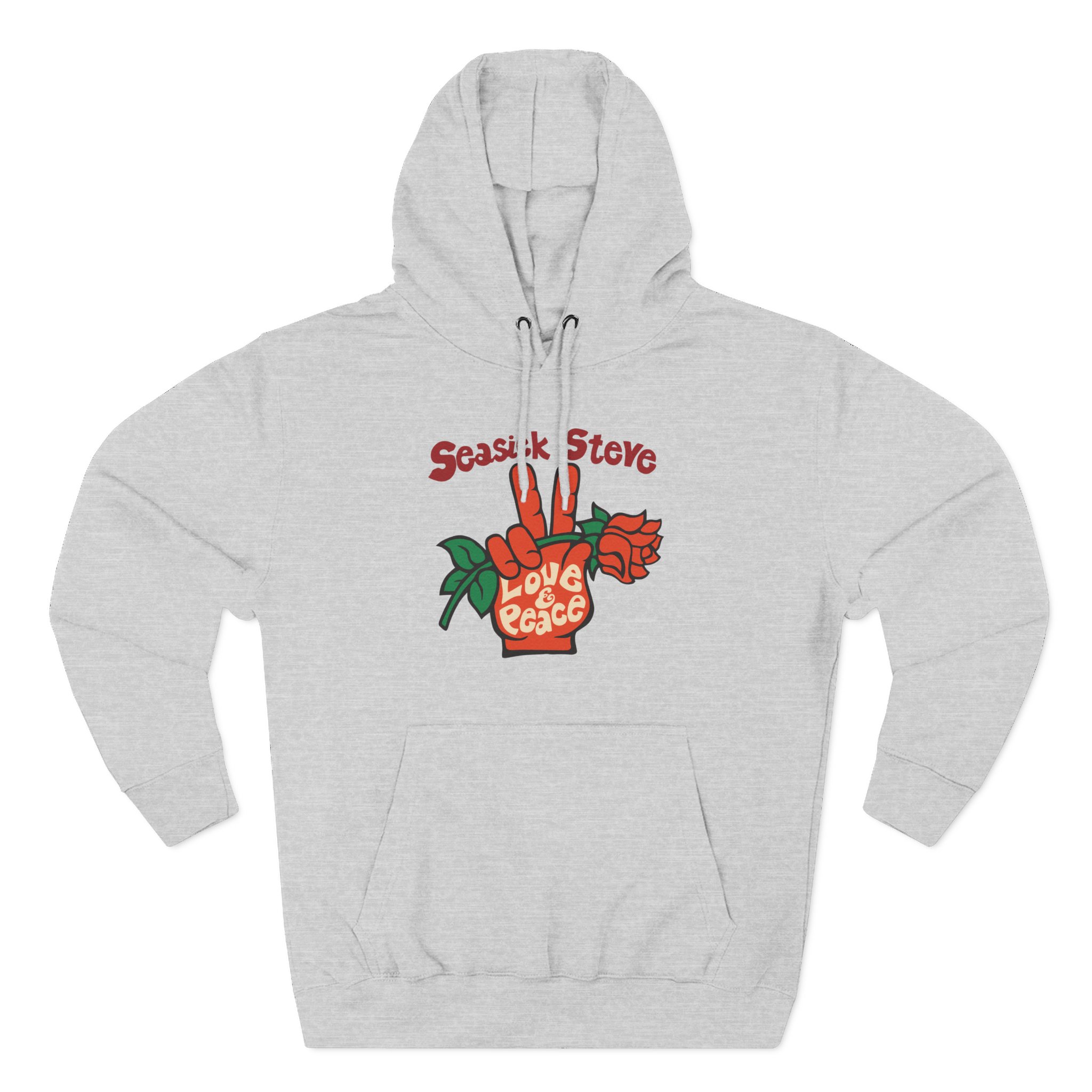 Seasick Steve Love & Peace Three-Panel Fleece Hoodie