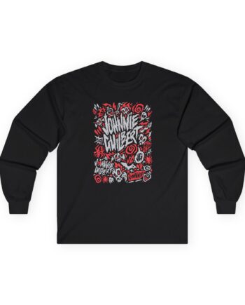 Jake & Johnnie Red Johnnie Guilbert Logo Unisex Ultra Cotton Long Sleeve Tee