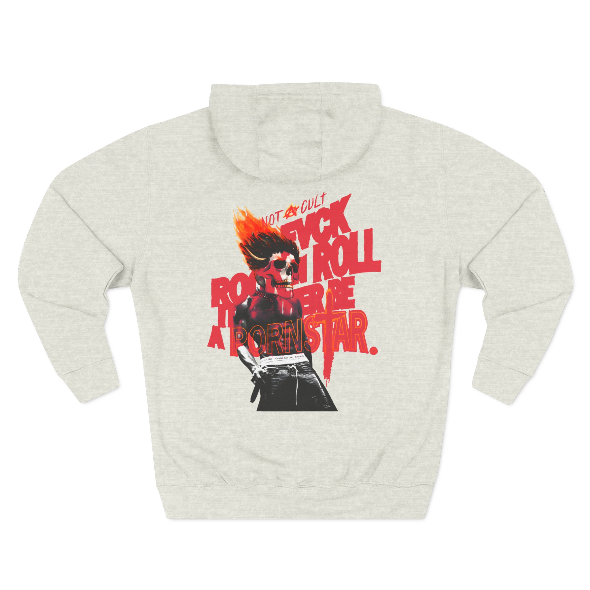 Saint Jhn Fvck Rock and Roll Three-Panel Fleece Hoodie