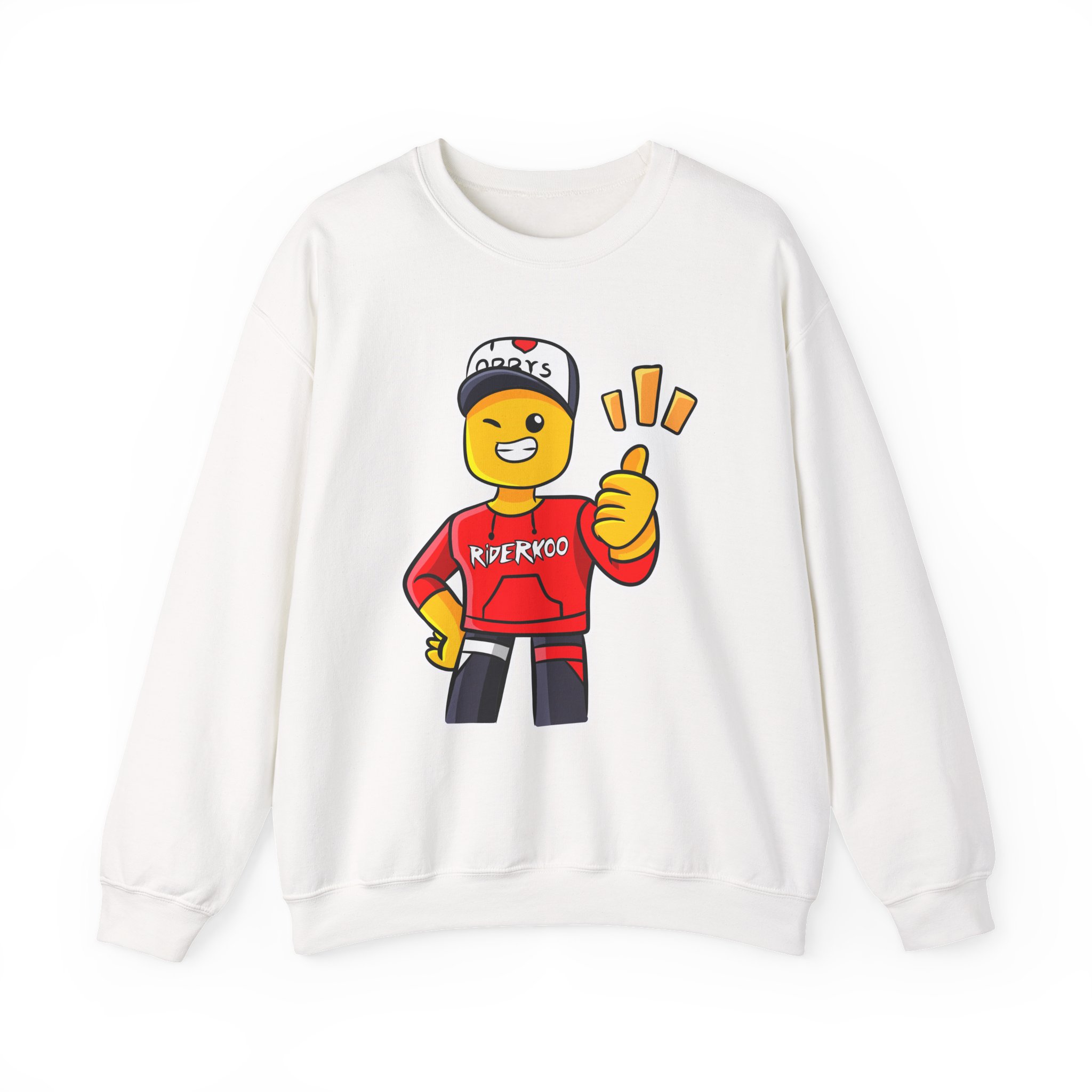 Roblox Thumbs Up Unisex Heavy Blendâ„¢ Crewneck Sweatshirt