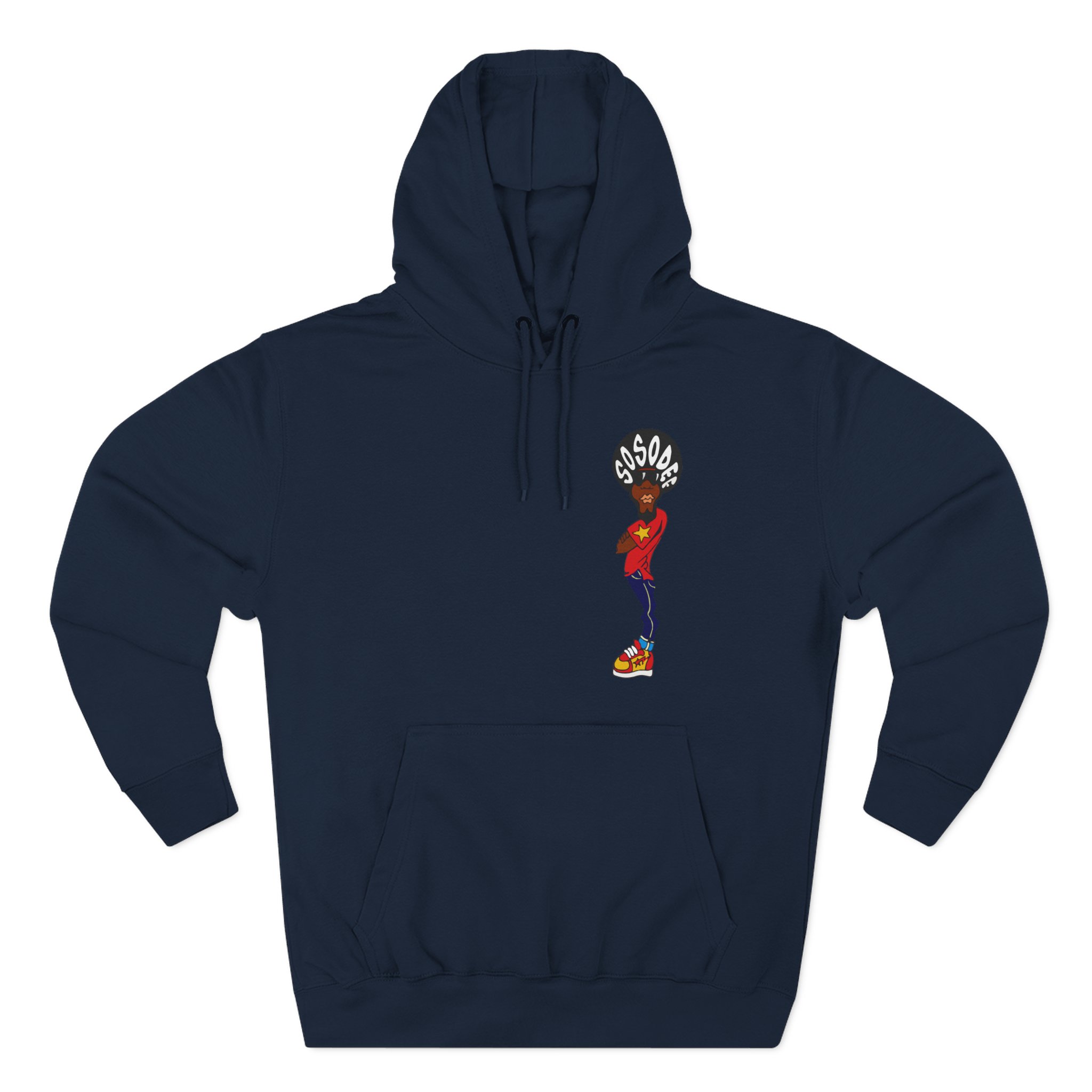 Afroman So So Def Afroman Three-Panel Fleece Hoodie