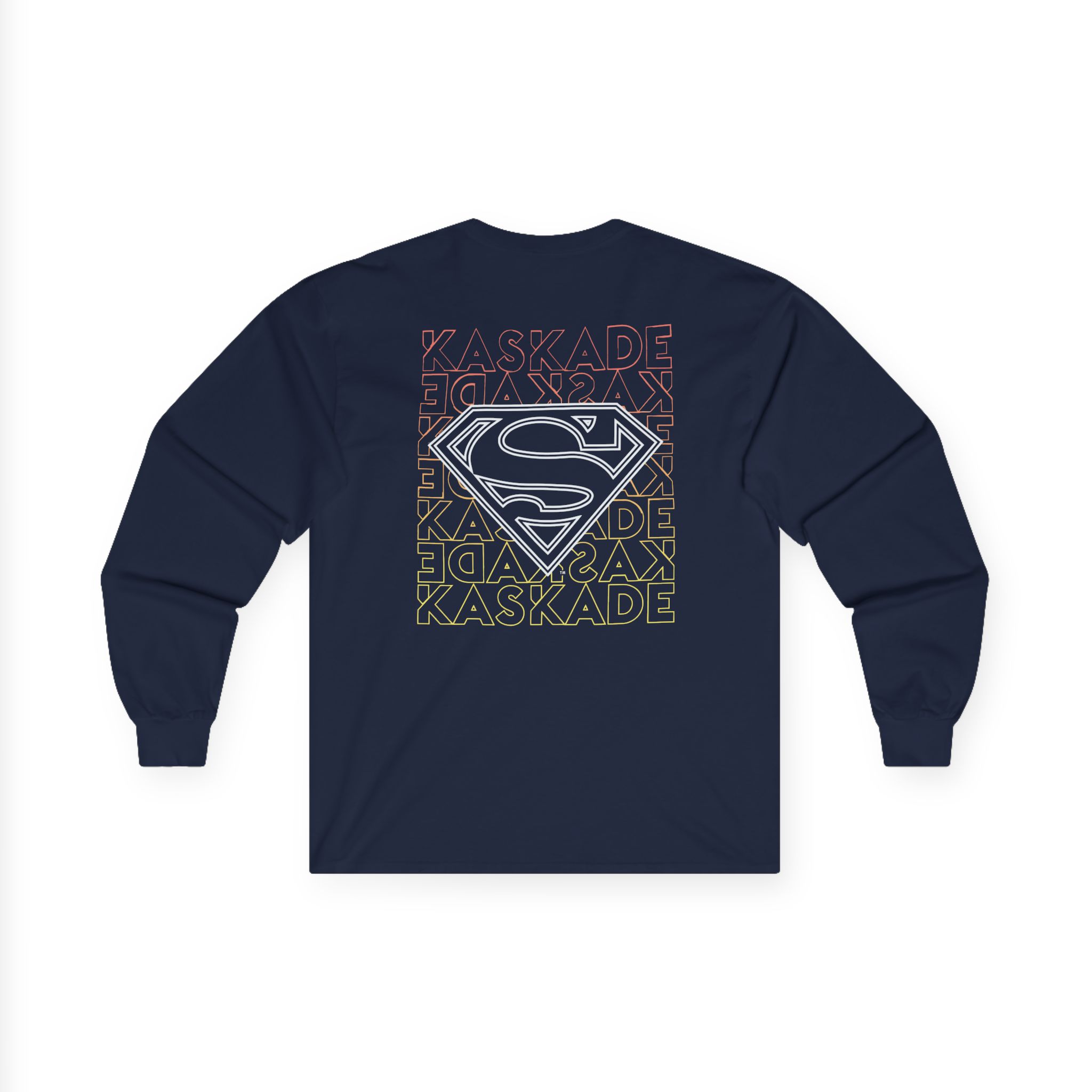 Kaskade X Superman Stacked Unisex Ultra Cotton Long Sleeve Tee