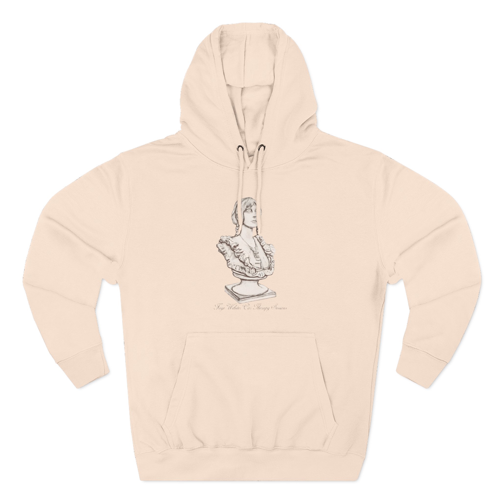 Faye Webster Car Therapy Sessions Bust Three-Panel Fleece Hoodie