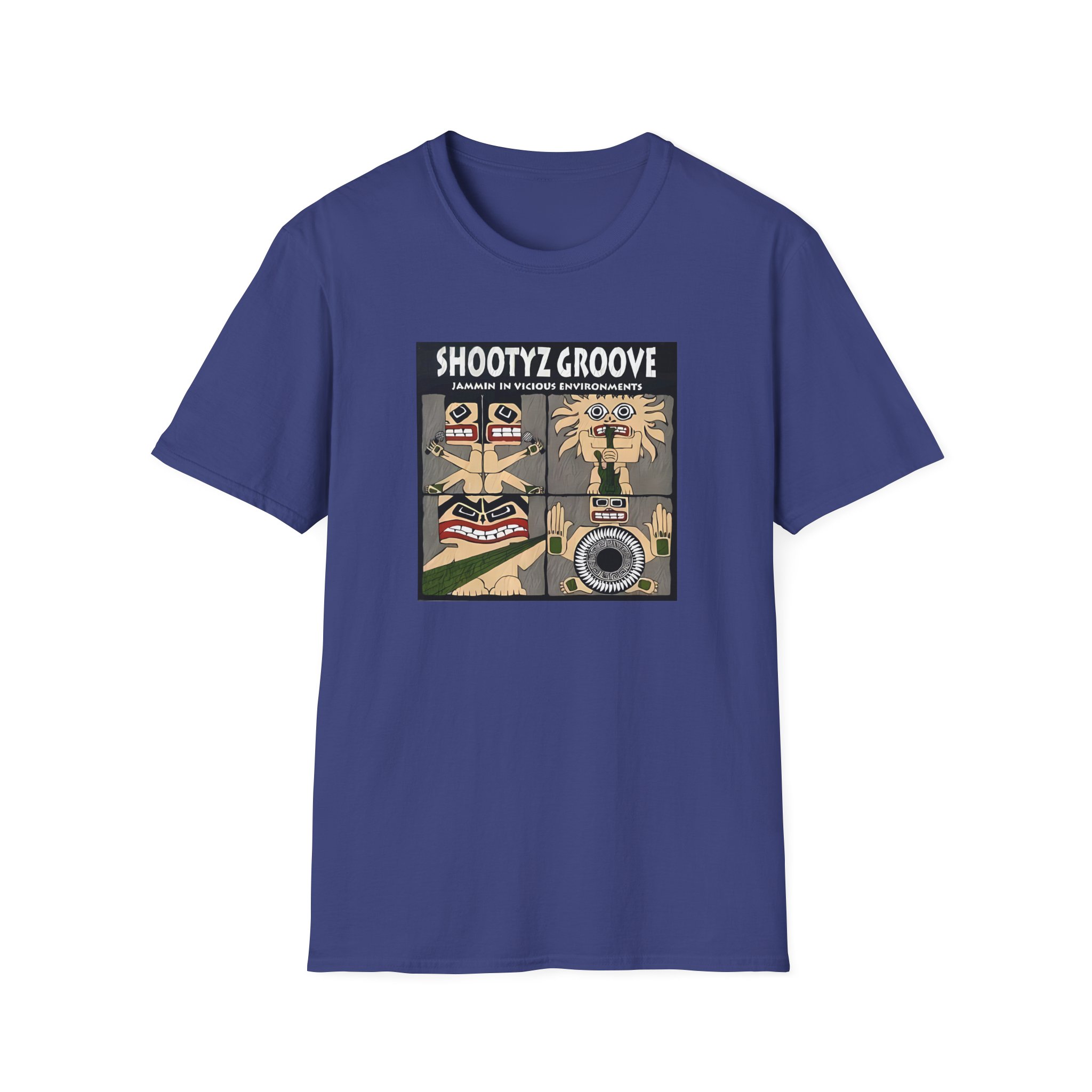 Shootyz Groove Jammin in Vicious Environments Album Cover Unisex Softstyle T-Shirt