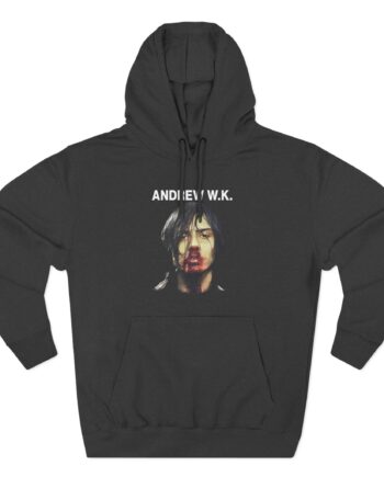 Andrew Wk Three-Panel Fleece Hoodie