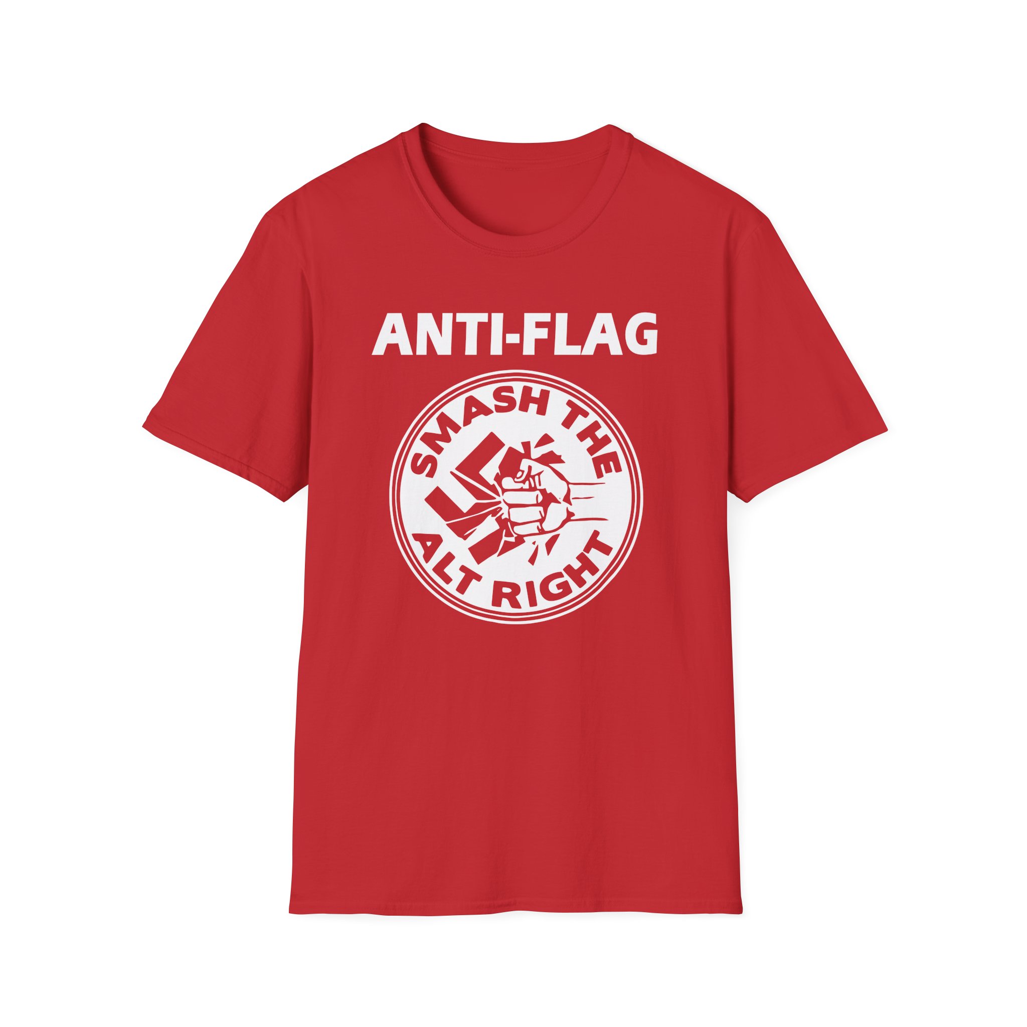 Anti Flag Smash the Alt Right Unisex Softstyle T-Shirt