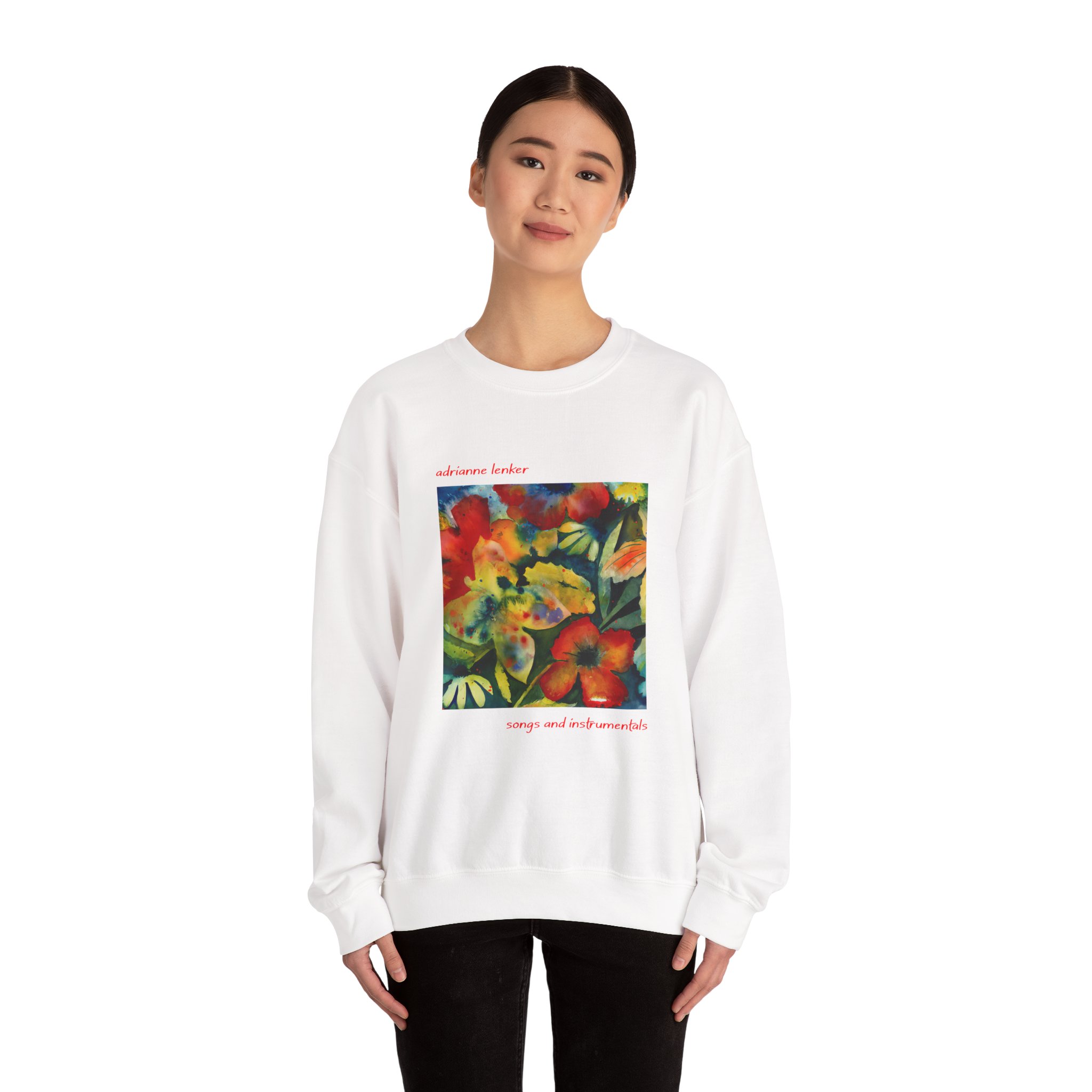 Adrianne Lenker Songs and Instrumentals Unisex Heavy Blend Crewneck Sweatshirt
