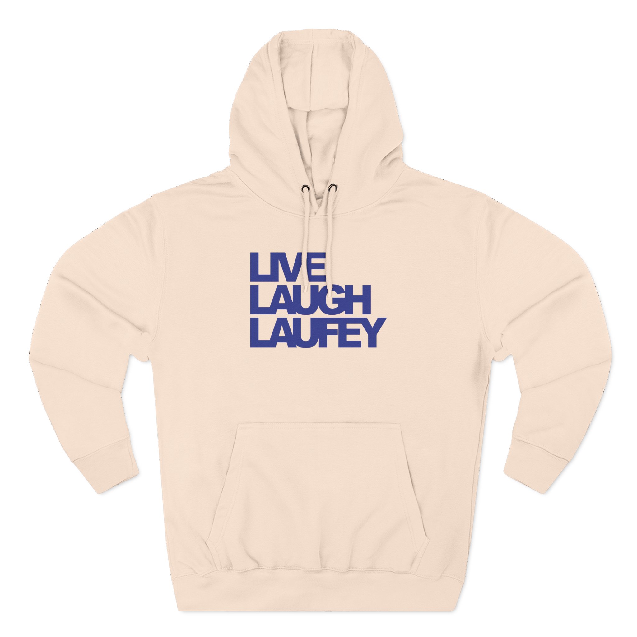 Live Laugh Laufey Three-Panel Fleece Hoodie