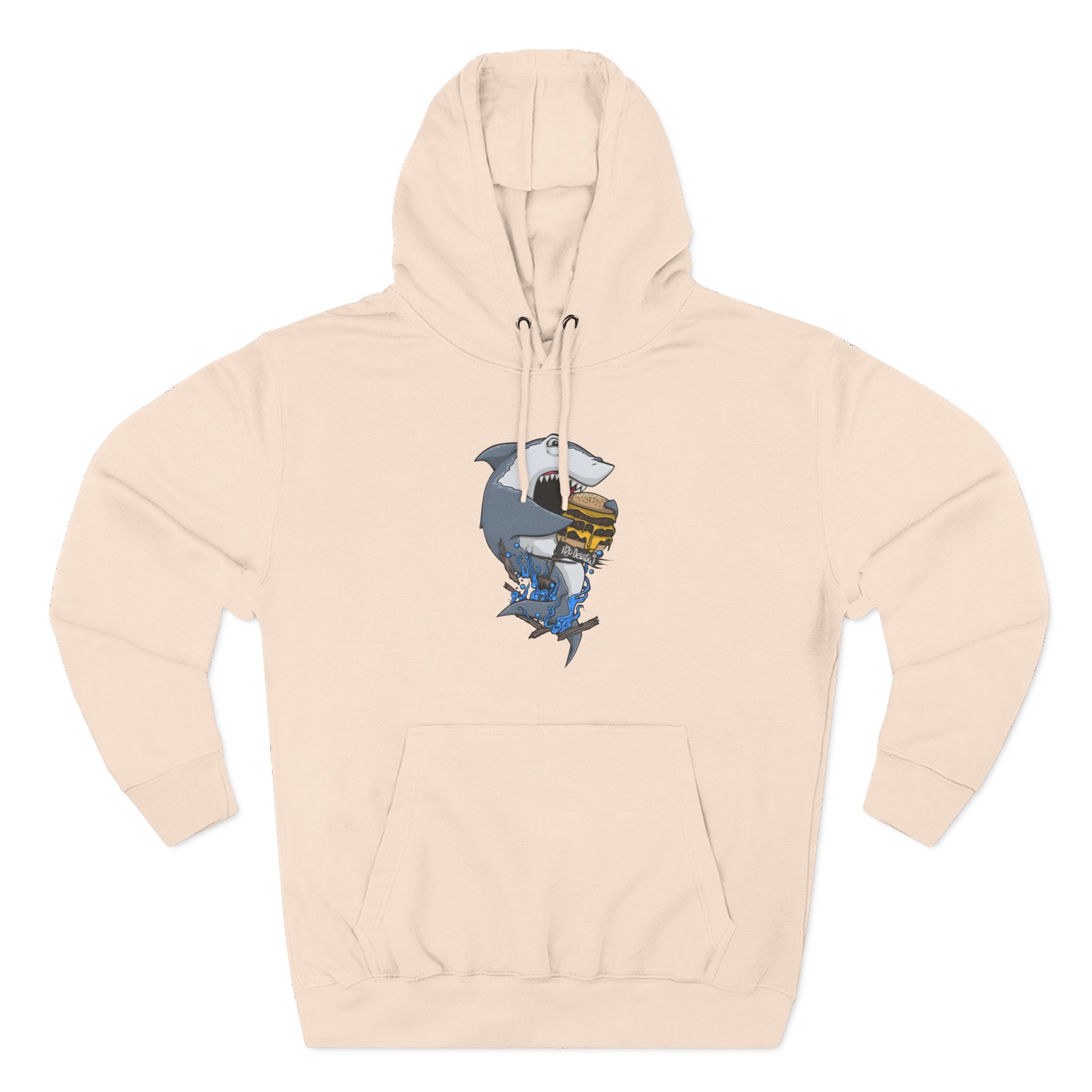 H2odelirious Hungry Shark Three-Panel Fleece Hoodie