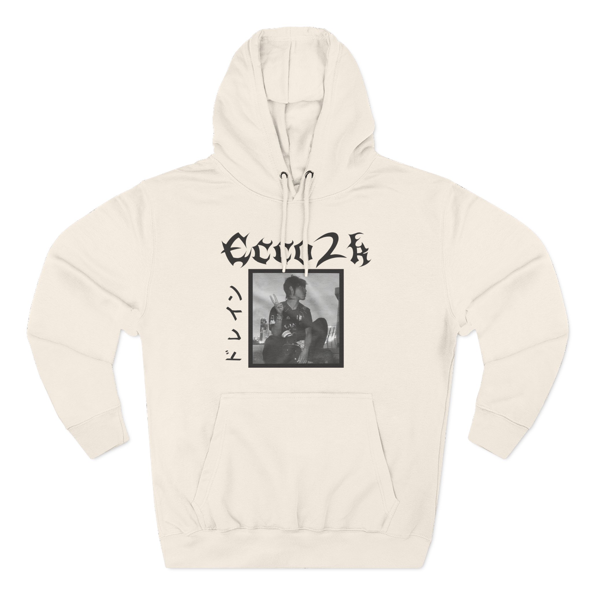Ecco2k Three-Panel Fleece Hoodie