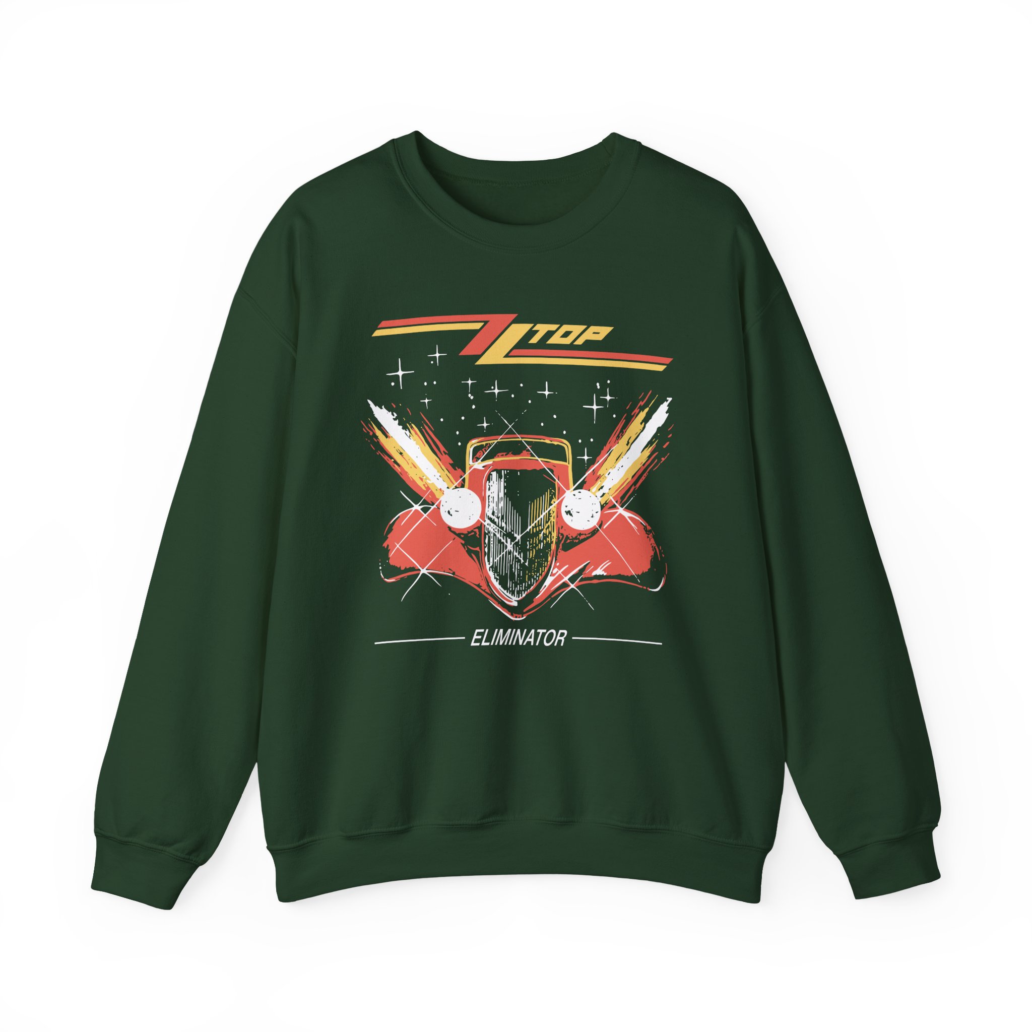 Zz Top Eliminator Illustrated Unisex Heavy Blendâ„¢ Crewneck Sweatshirt