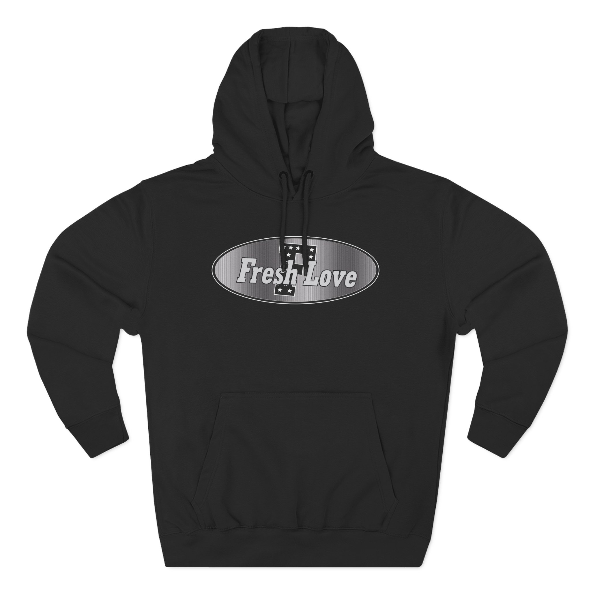 Fresh Love Three-Panel Fleece Hoodie