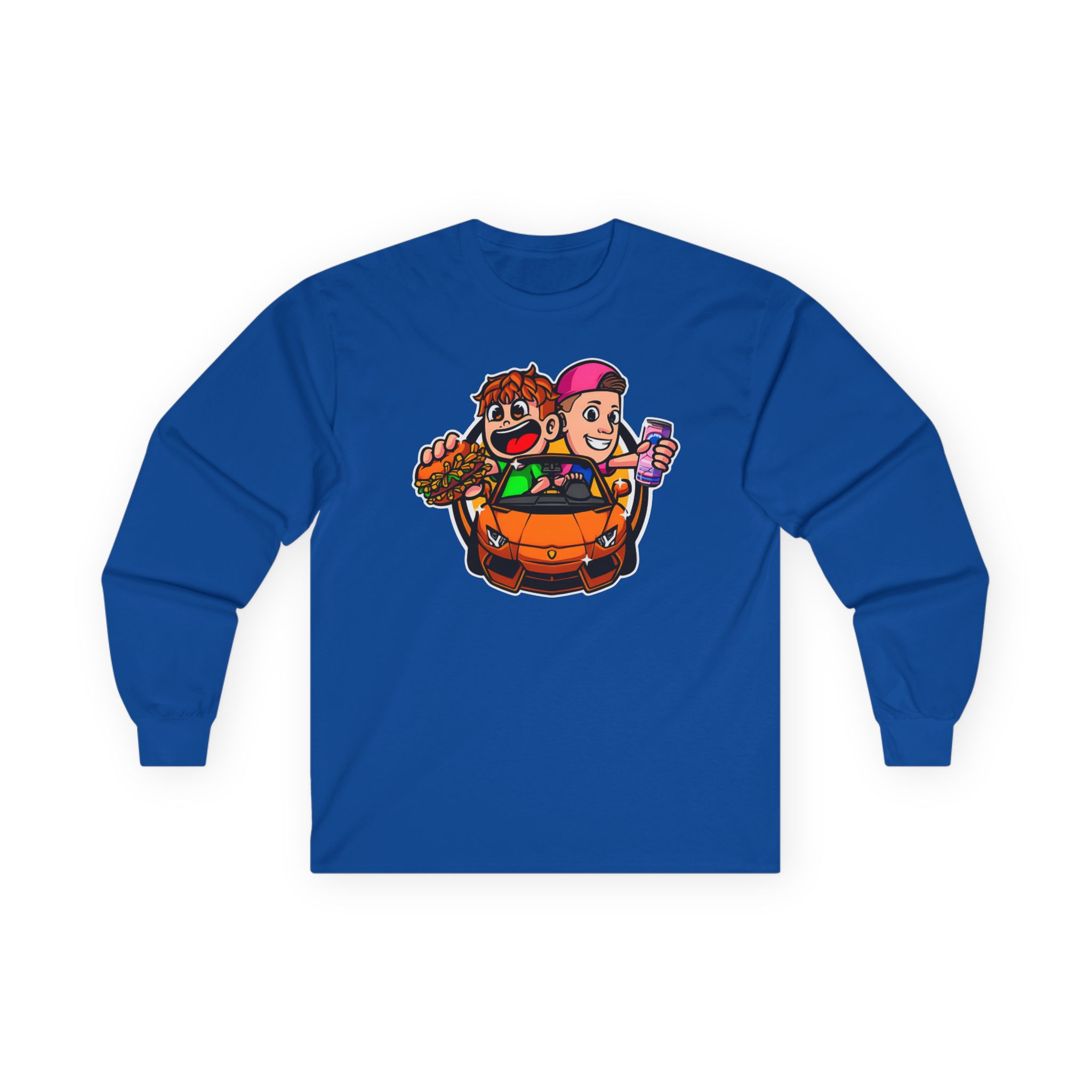 Burger Pommes Unisex Ultra Cotton Long Sleeve Tee