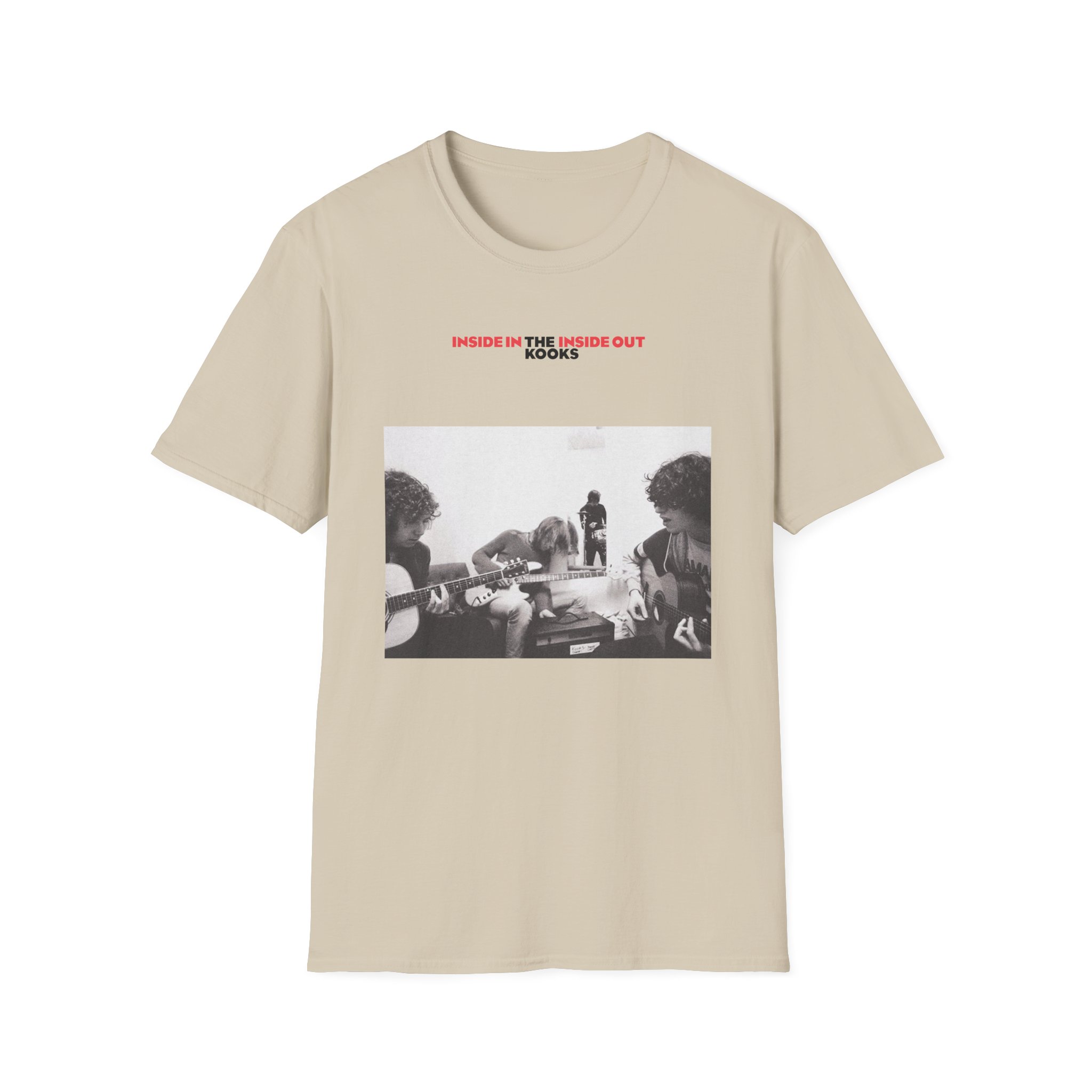 The Kooks Inside In inside Out Album Cover Unisex Softstyle T-Shirt