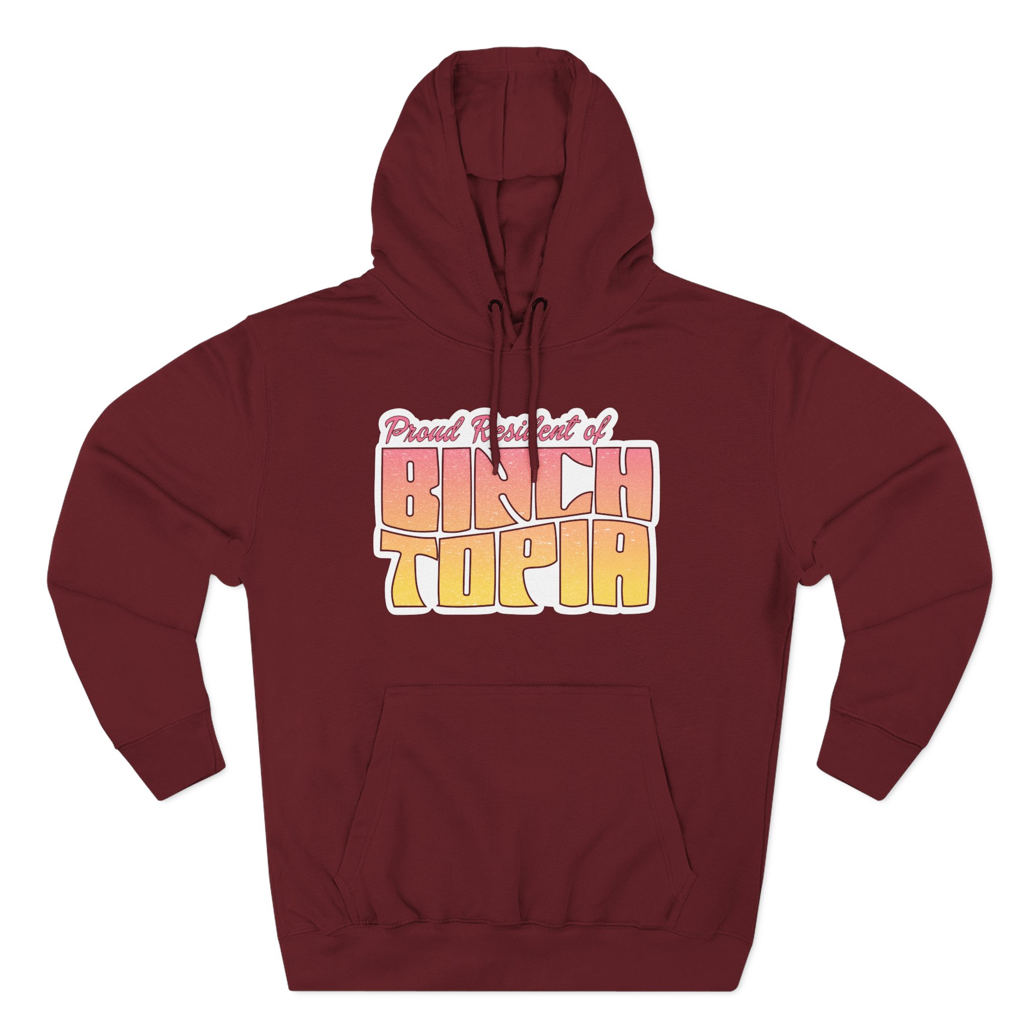 Binchtopia Three-Panel Fleece Hoodie