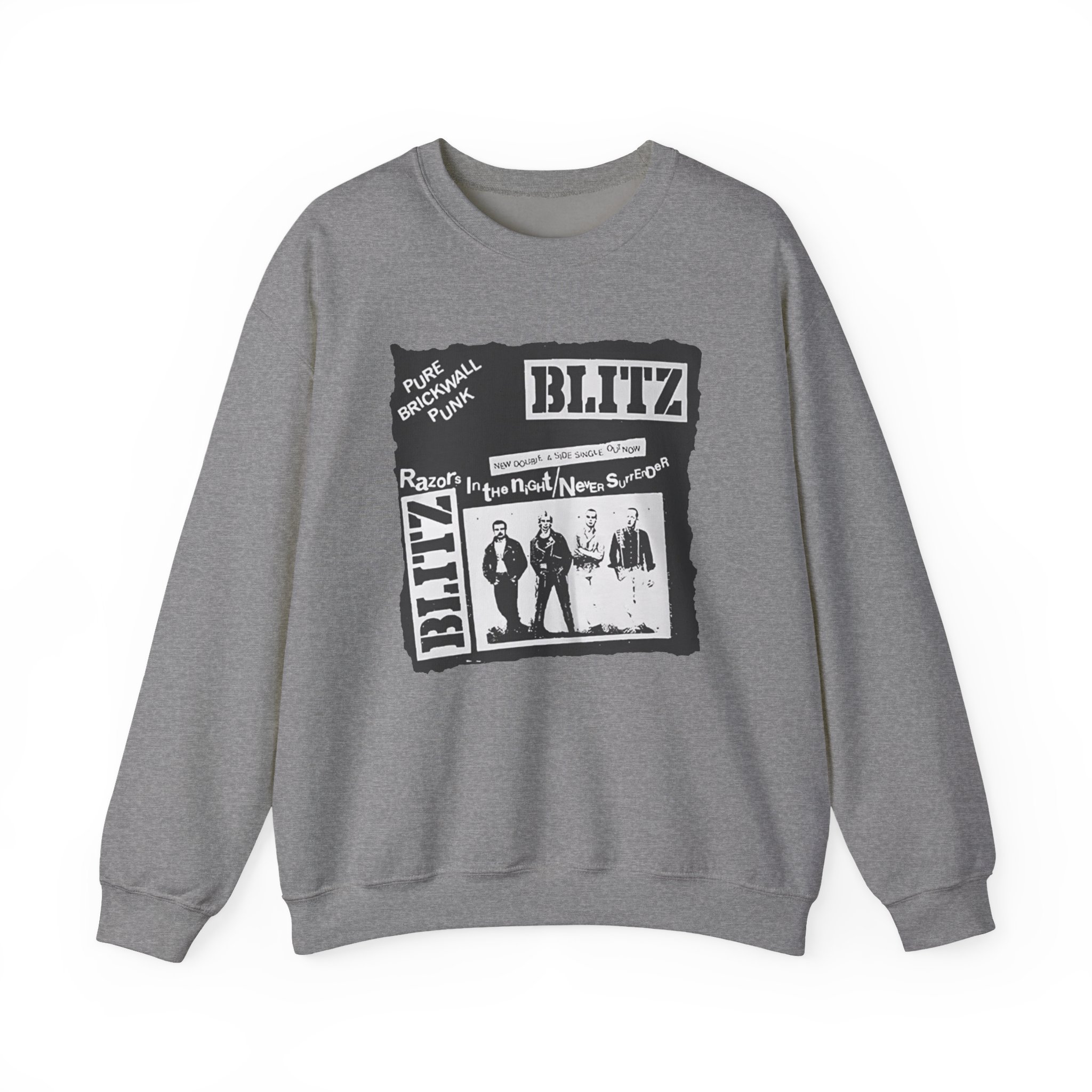 Blitz Pure Brick Wall Unisex Heavy Blendâ„¢ Crewneck Sweatshirt