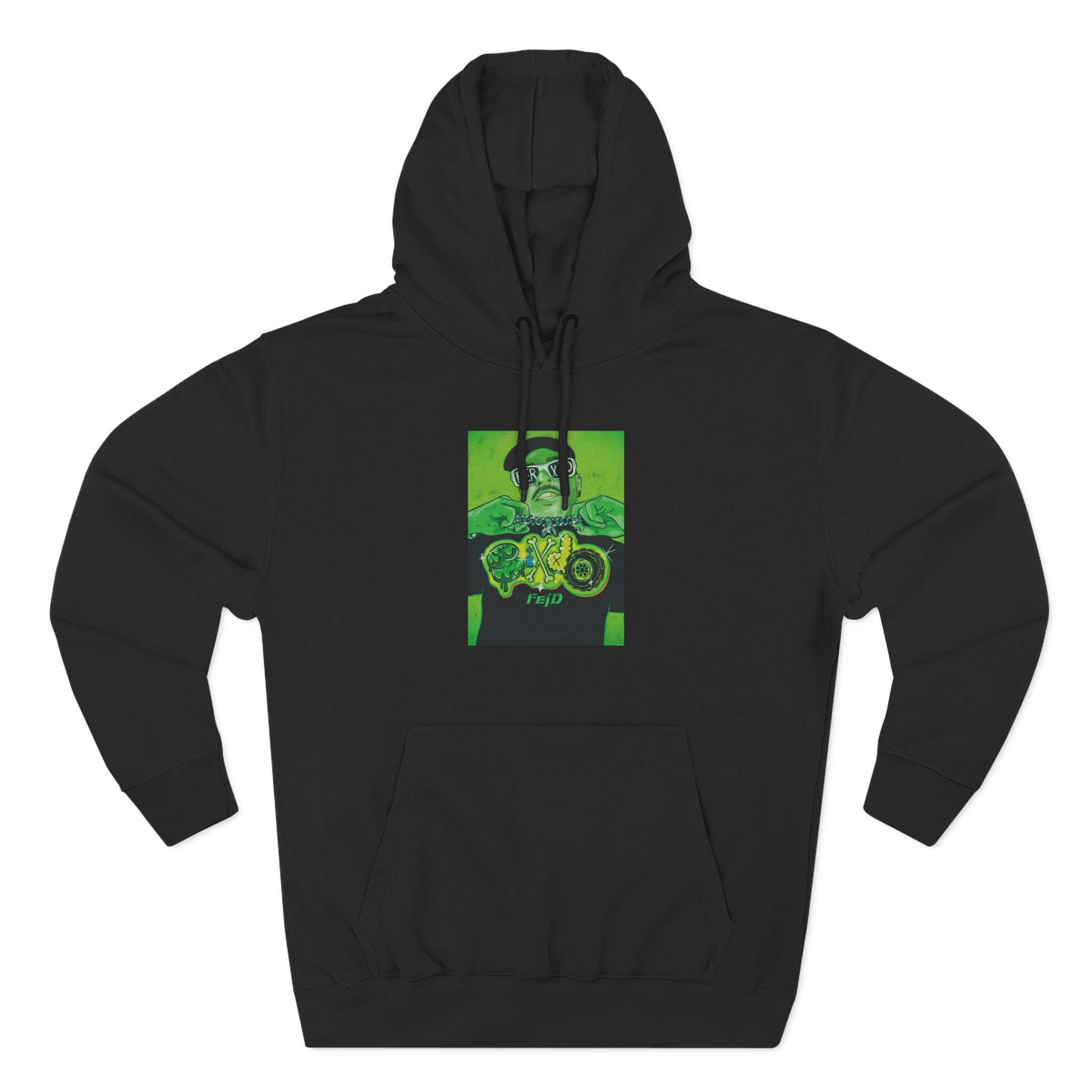 Feid Three-Panel Fleece Hoodie