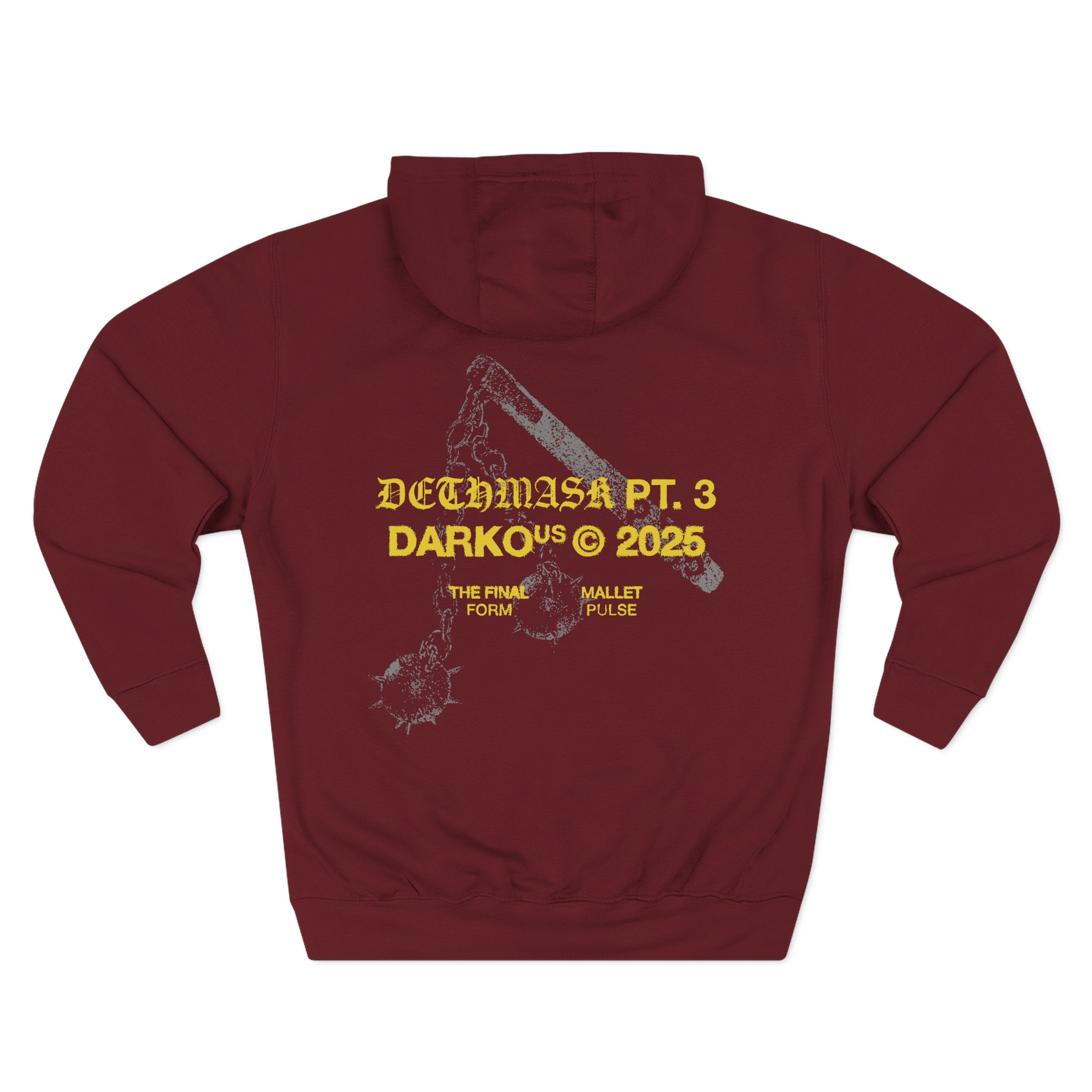 Darko Mallet Hooded Three-Panel Fleece Hoodie