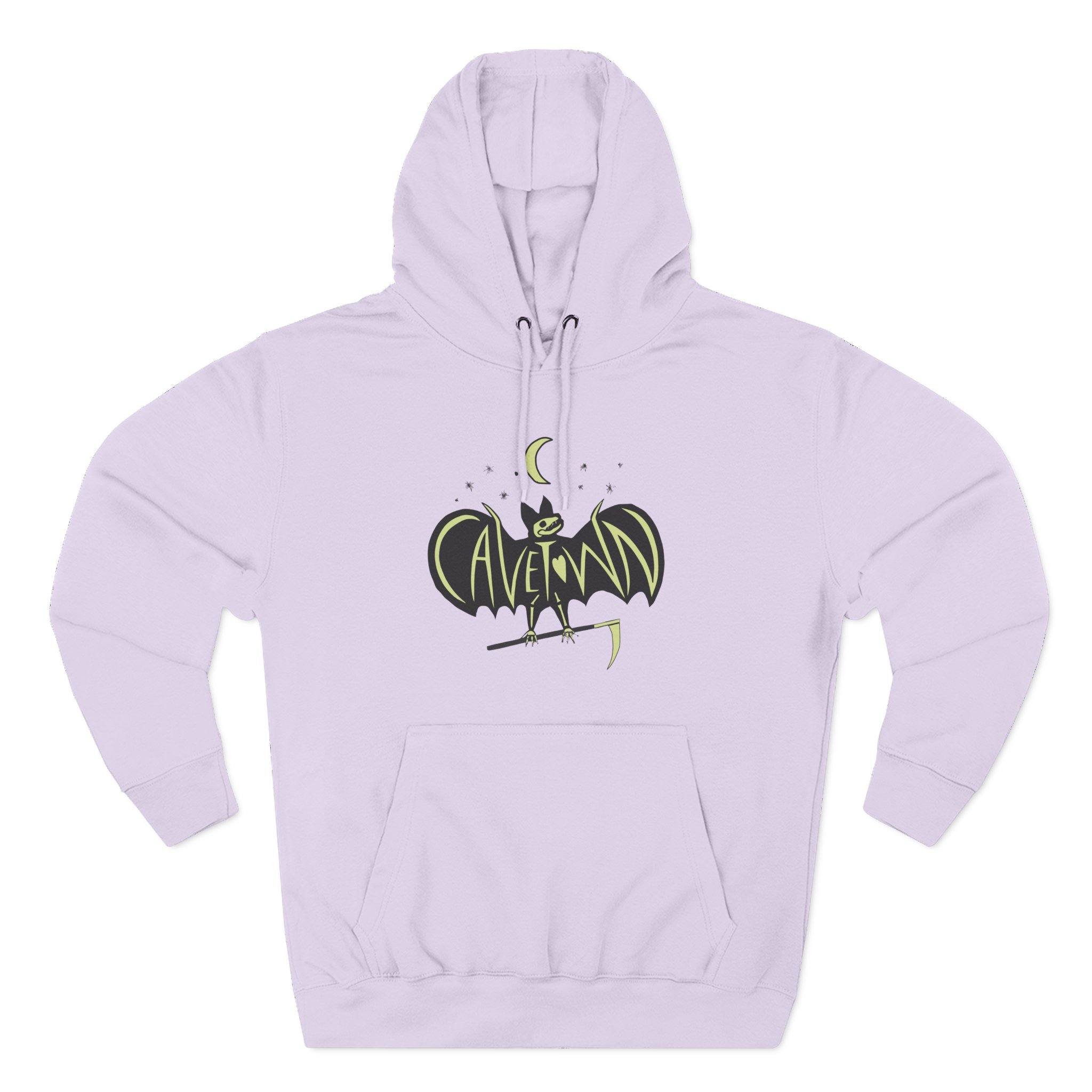 Cavetown Glow Bat Three-Panel Fleece Hoodie