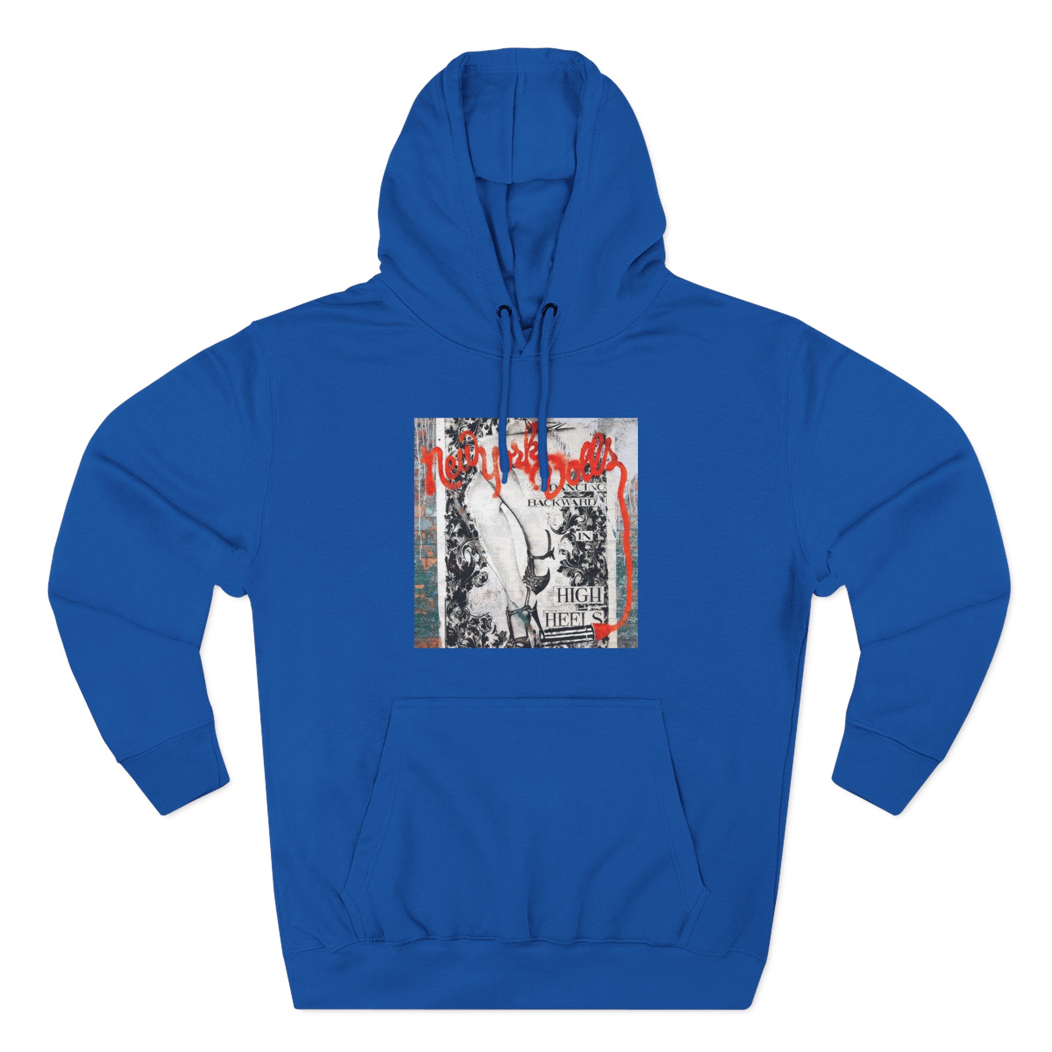 New York Dolls Dancing Backward Album Three-Panel Fleece Hoodie