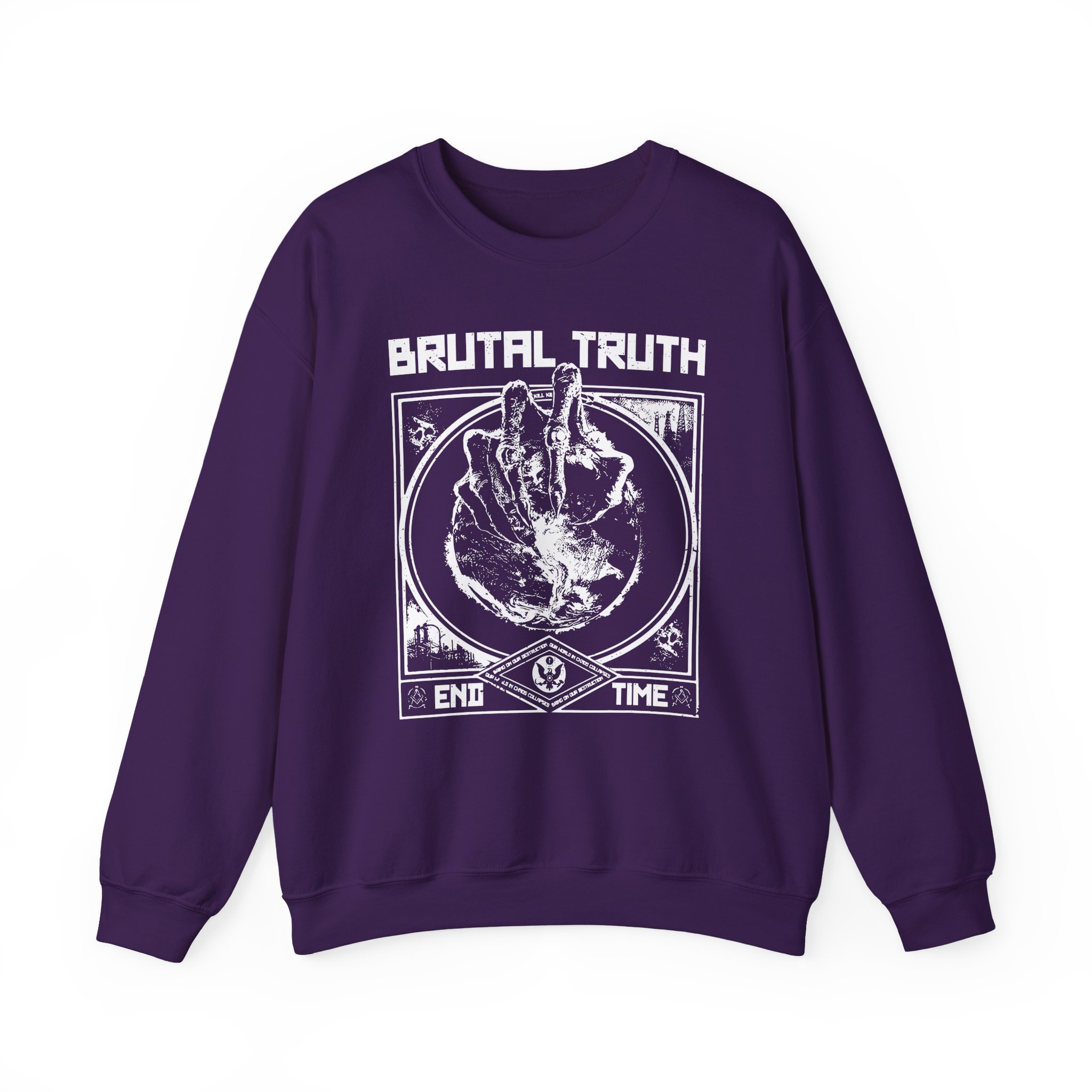 Brutal Truth End Time Unisex Heavy Blend Crewneck Sweatshirt