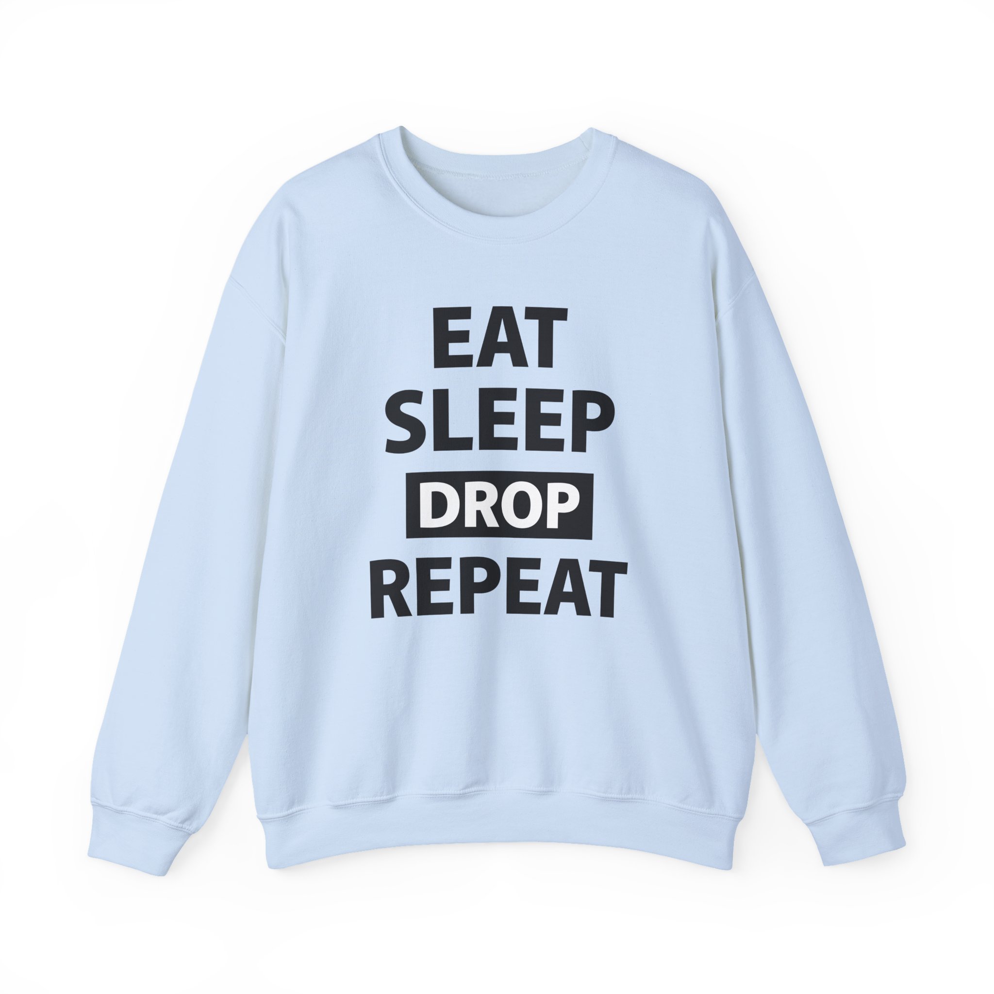 Morgz Eat Sleep Drop Repeat Unisex Heavy Blendâ„¢ Crewneck Sweatshirt