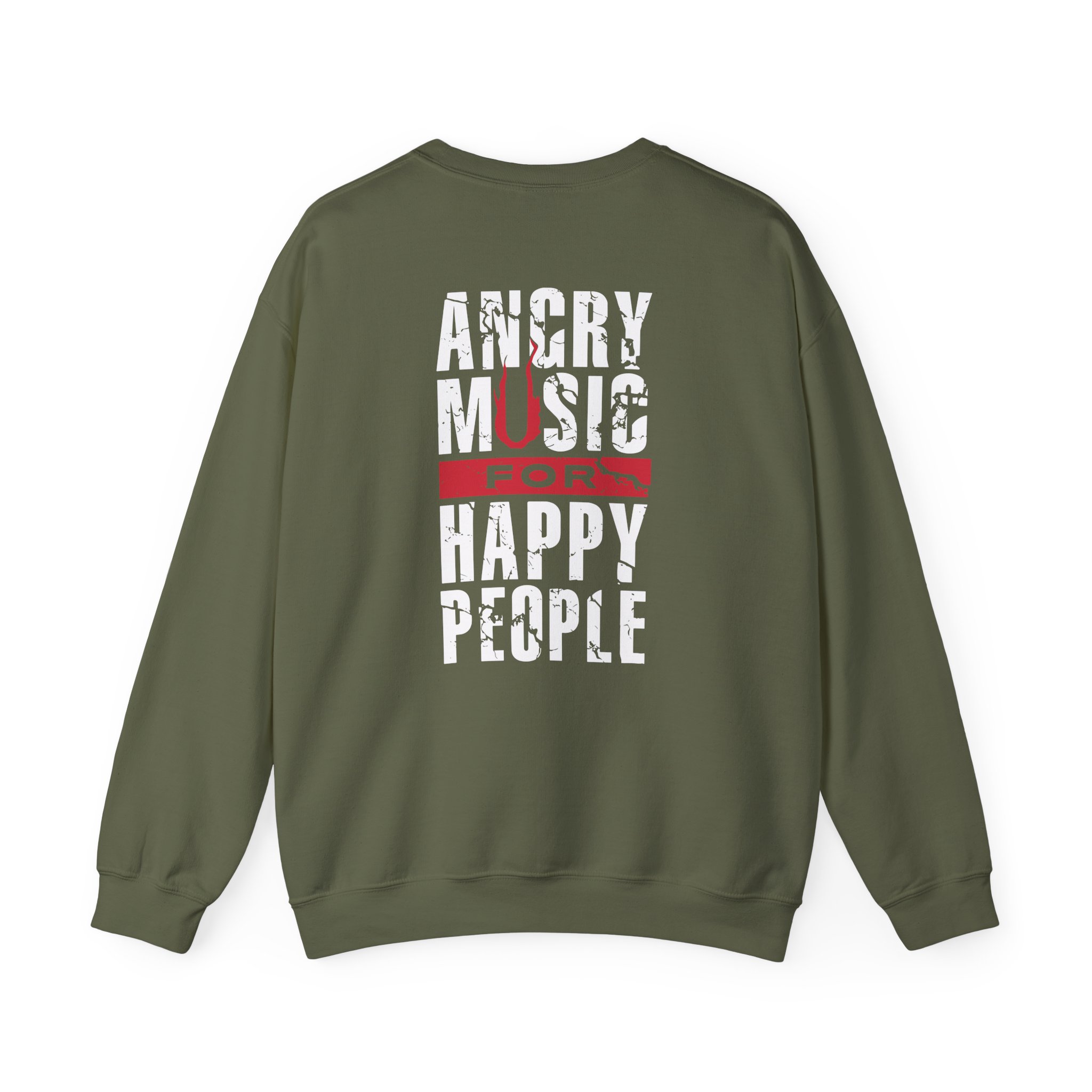 August Burns Red Angry Music Unisex Heavy Blendâ„¢ Crewneck Sweatshirt