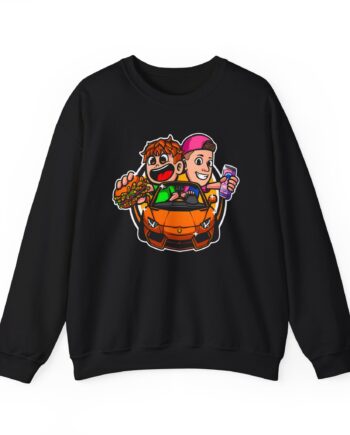 Burger Pommes Unisex Heavy Blend™ Crewneck Sweatshirt