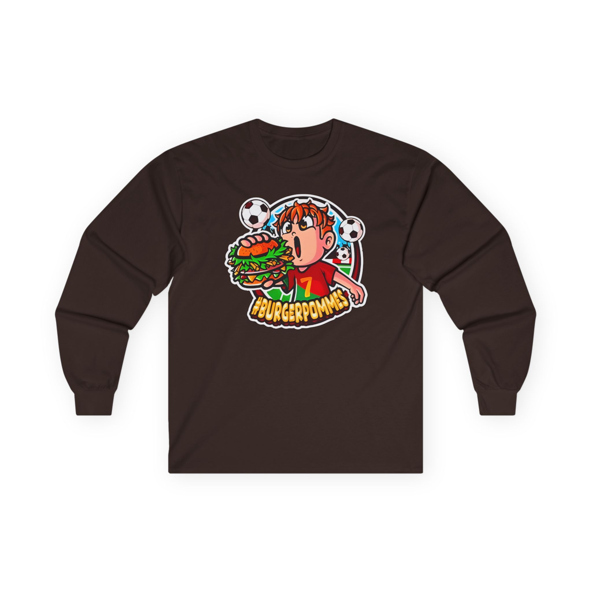 Burger Pommes Unisex Ultra Cotton Long Sleeve Tee