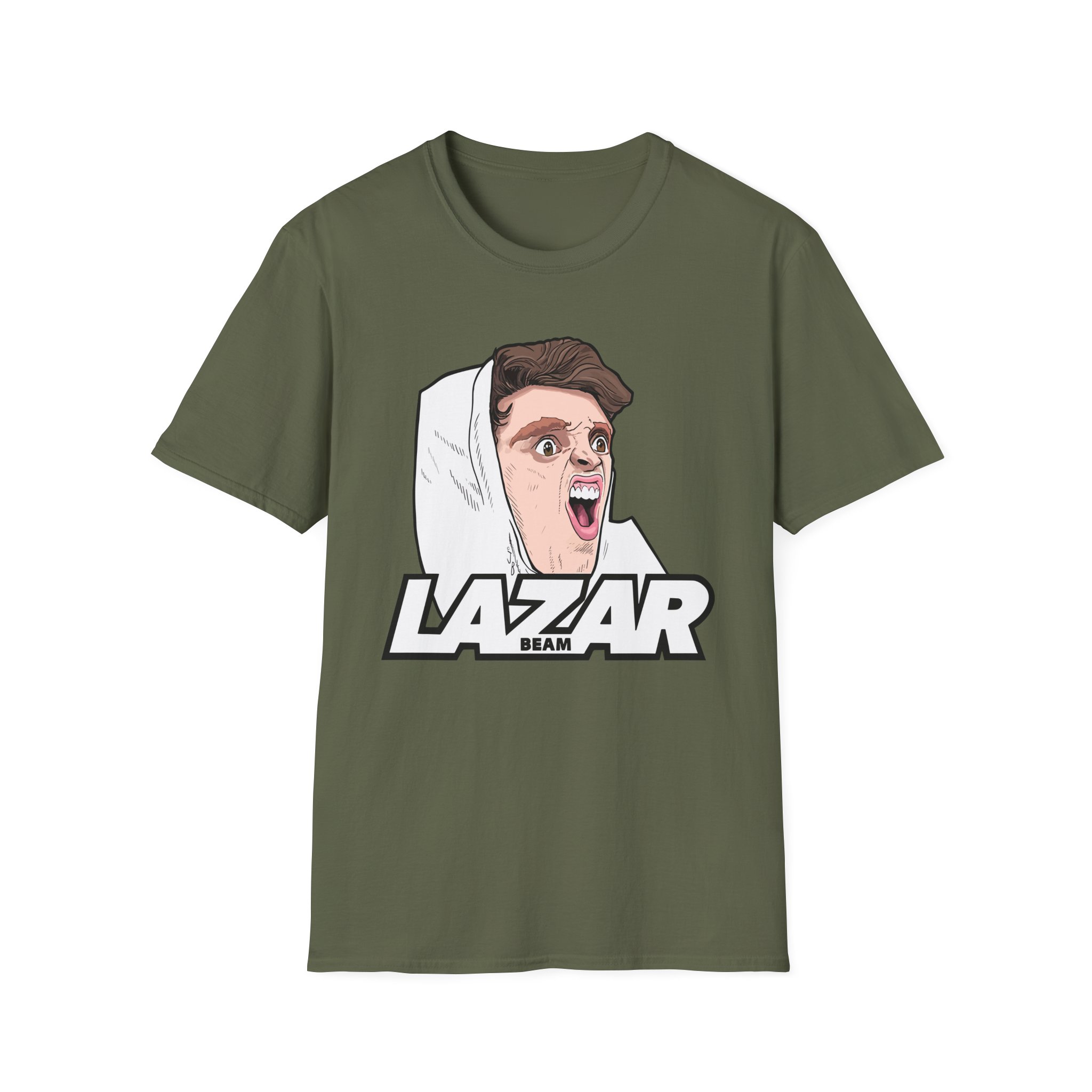 Lazar Silly Face Unisex Softstyle T-Shirt