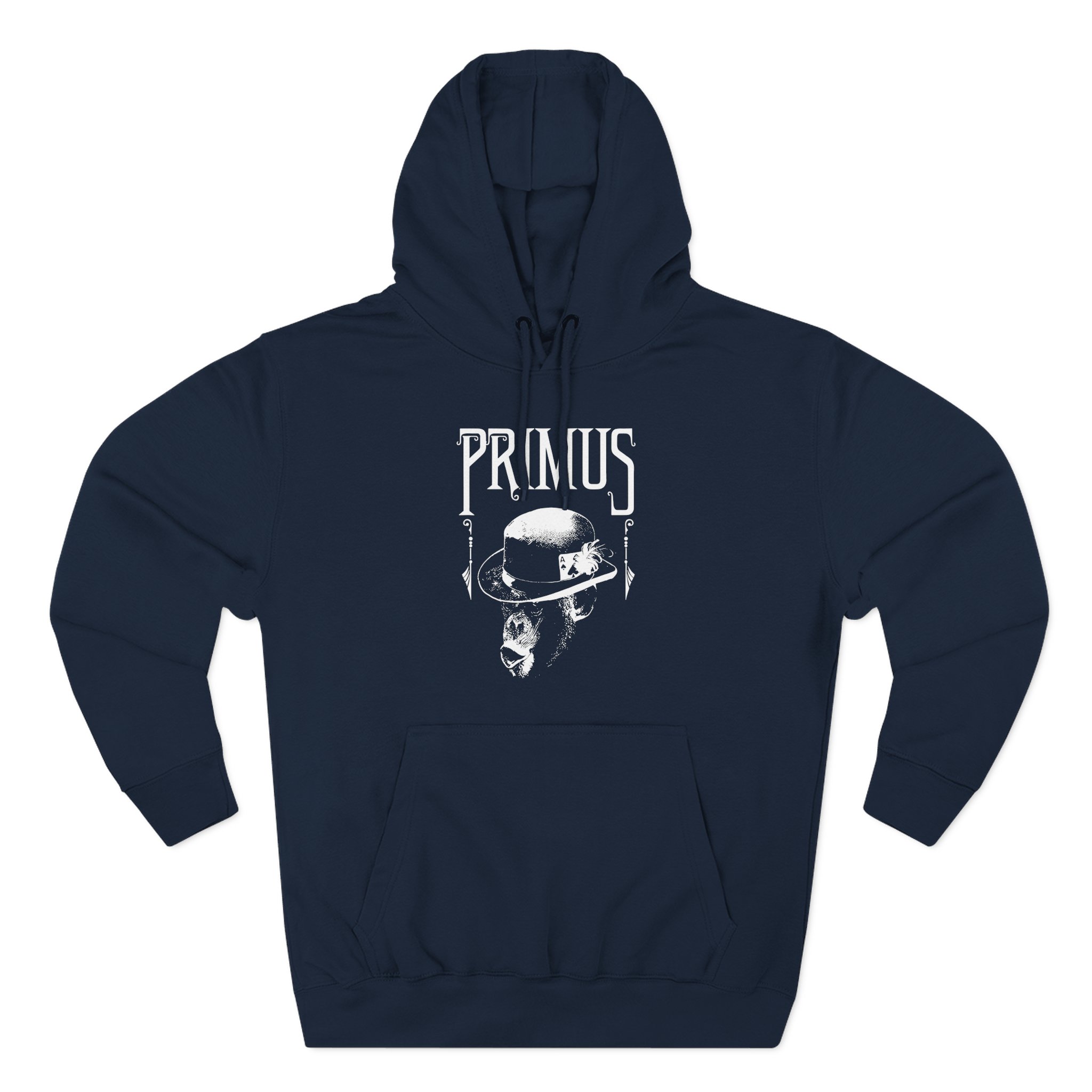Primus Monkey Charcoal Three-Panel Fleece Hoodie
