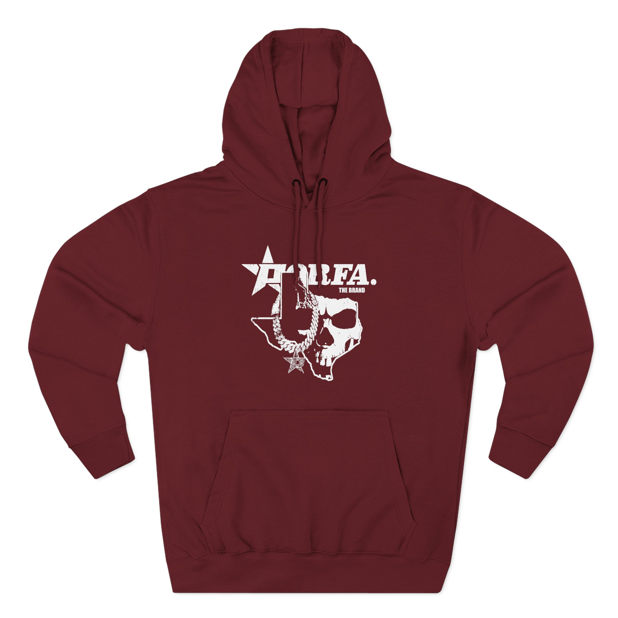 Porfa Texas Chain Three-Panel Fleece Hoodie