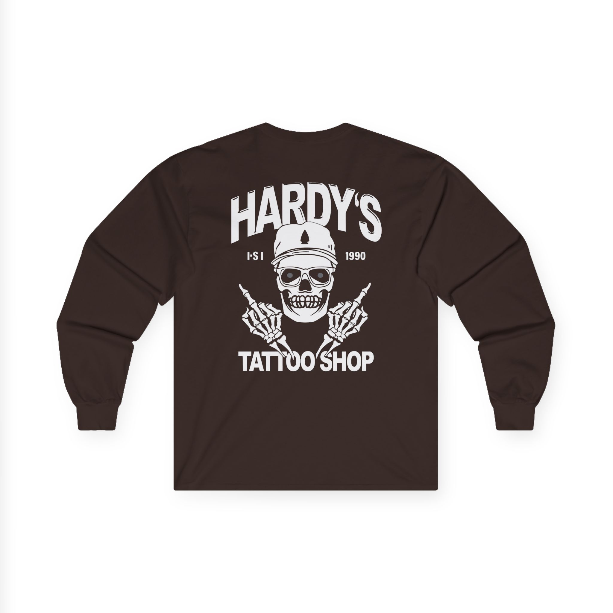 Hardy Tattoo Shop Unisex Ultra Cotton Long Sleeve Tee