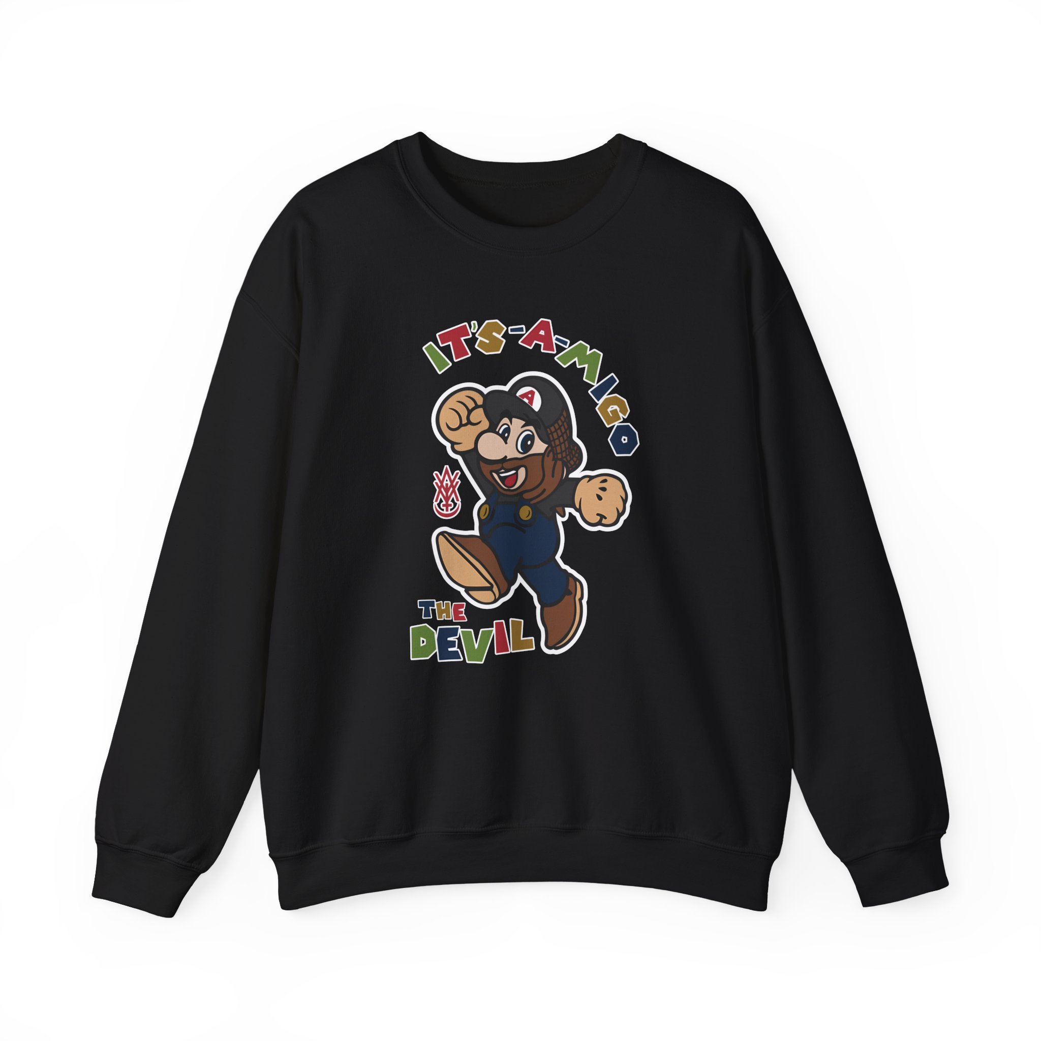 ITS-A-MIGO the Devil Unisex Heavy Blendâ„¢ Crewneck Sweatshirt