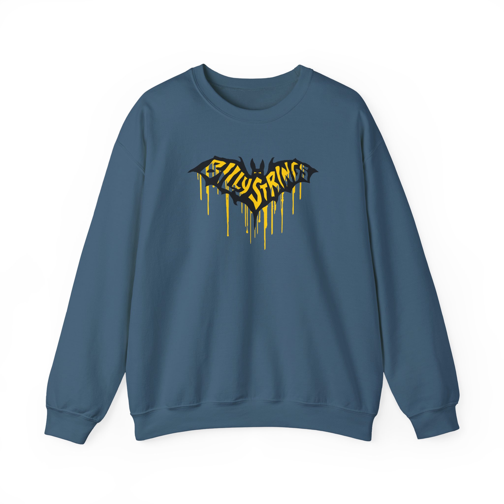 Billy Strings Austin Bat Tee (Attak / Casper Herselman) Unisex Heavy Blendâ„¢ Crewneck Sweatshirt